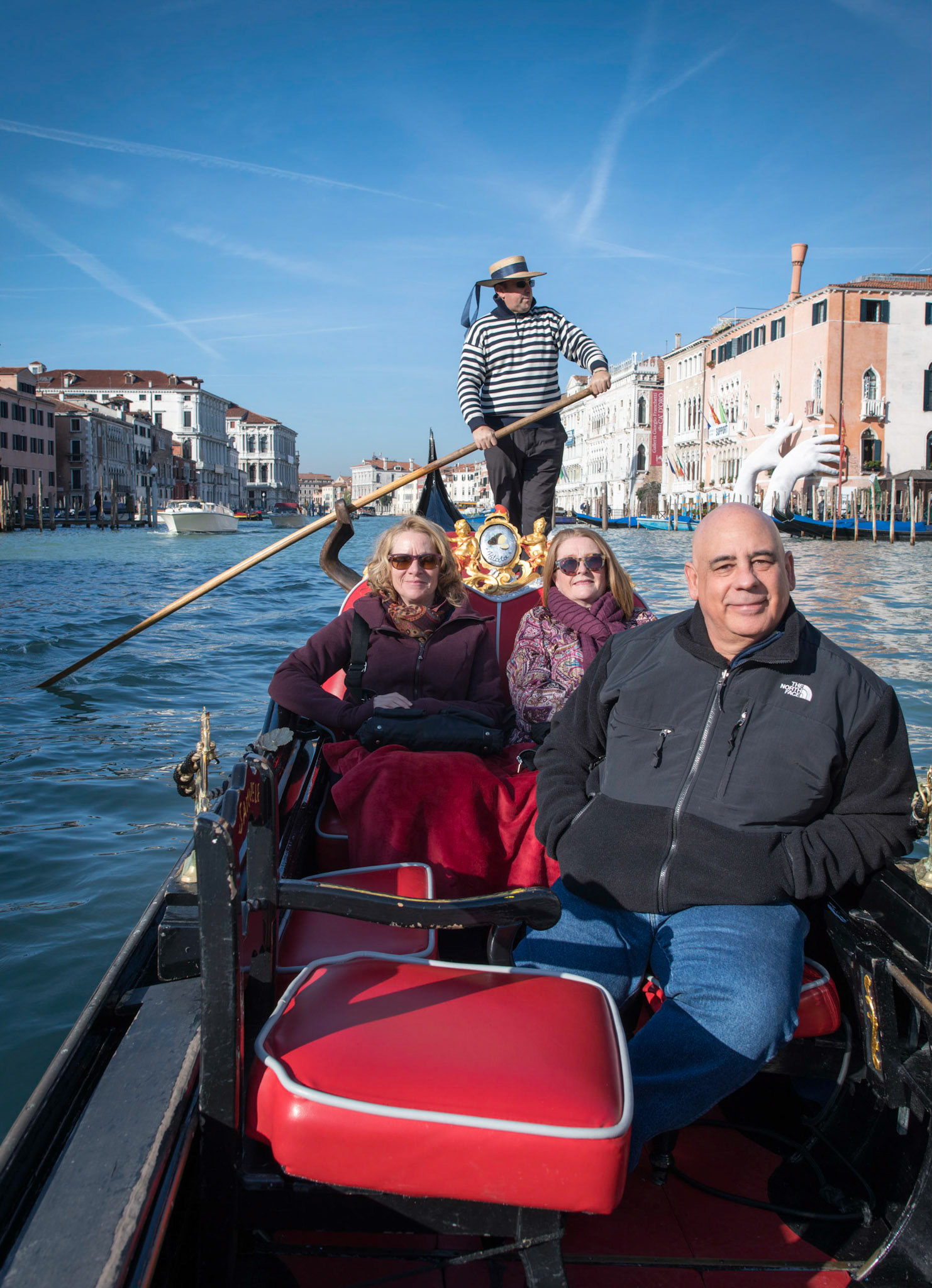 Gondola ride in Venice