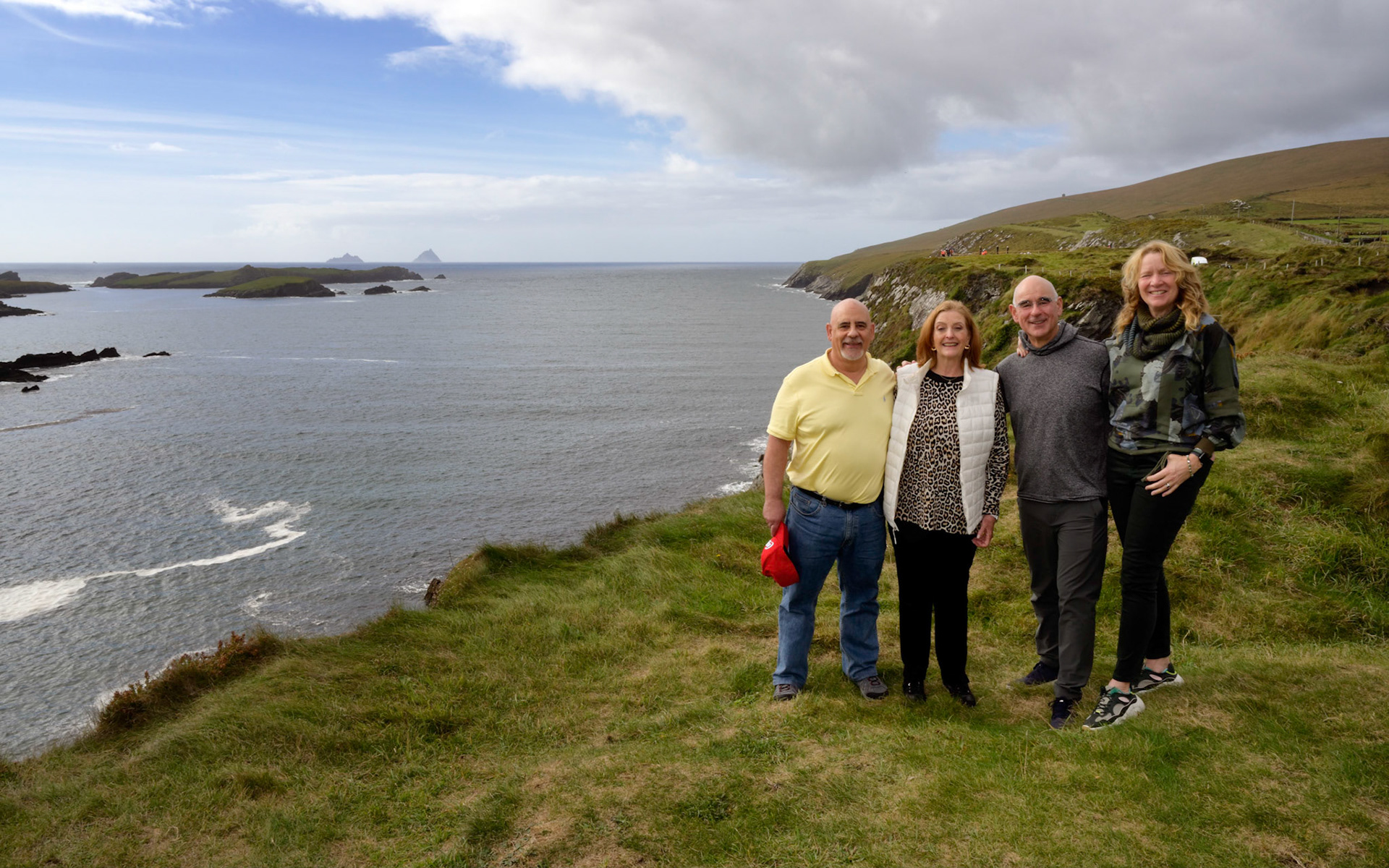 Jaime, Maria Olga, me and Jan Marie at Valentia Island
