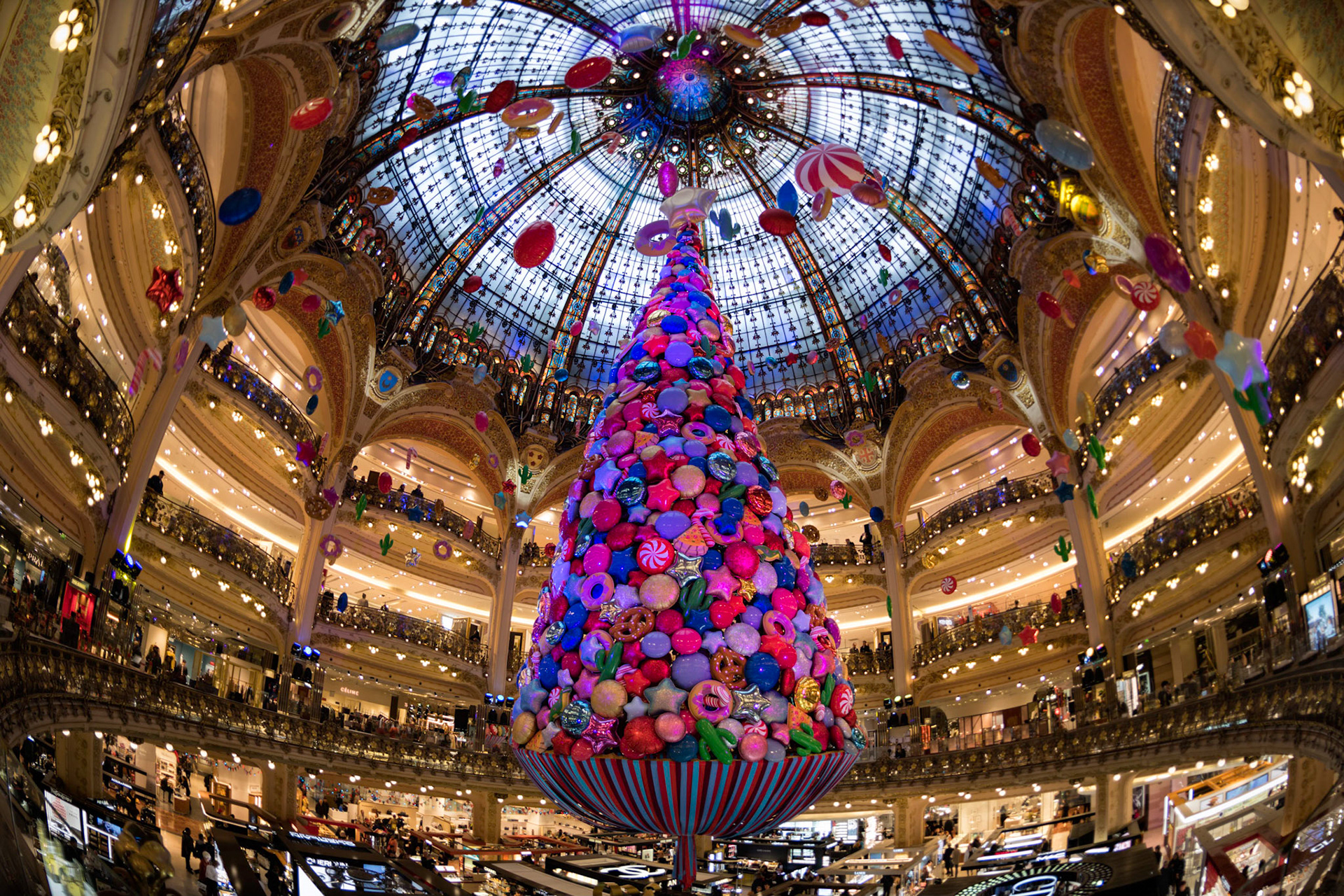 Under the Dome at Galeries Lafayette