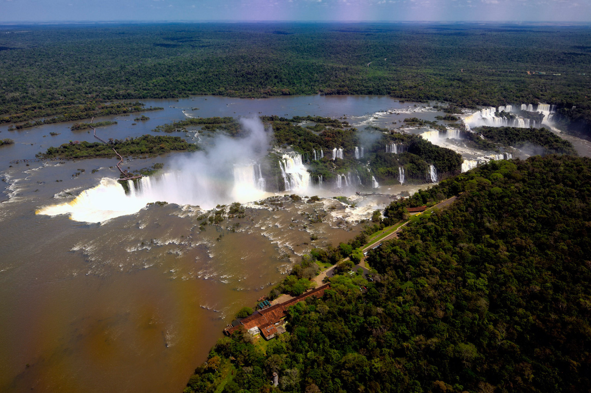 Iguazu Falls from above