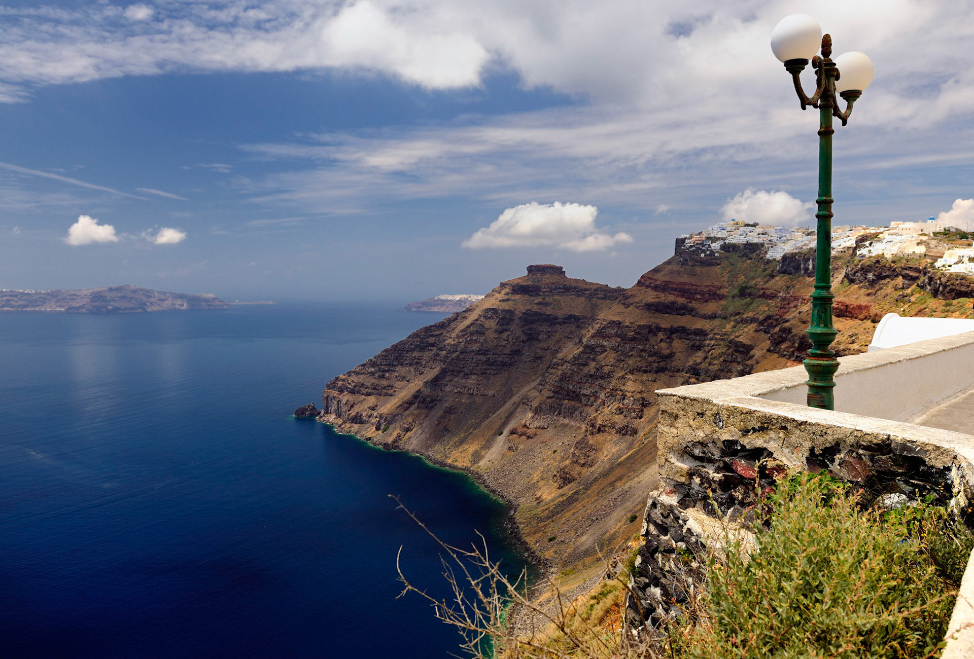 Santorini coast