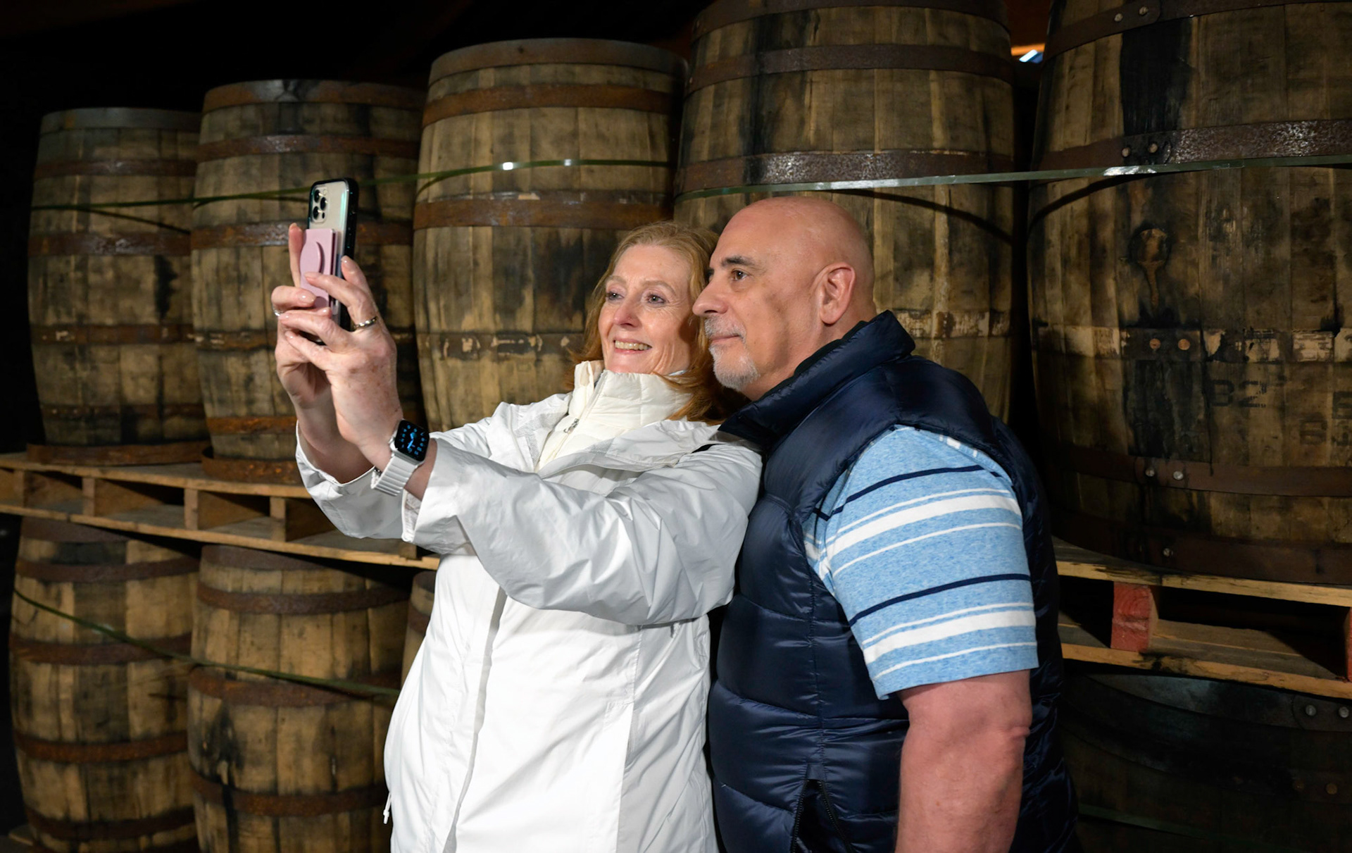 Time for a selfie at the Jameson Midleton Distillery