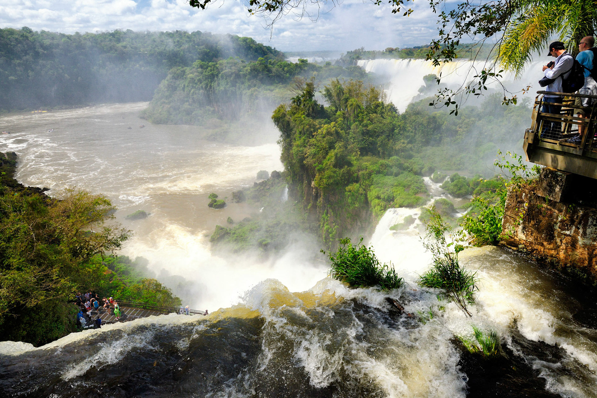 Balconies at Iguazu Falls