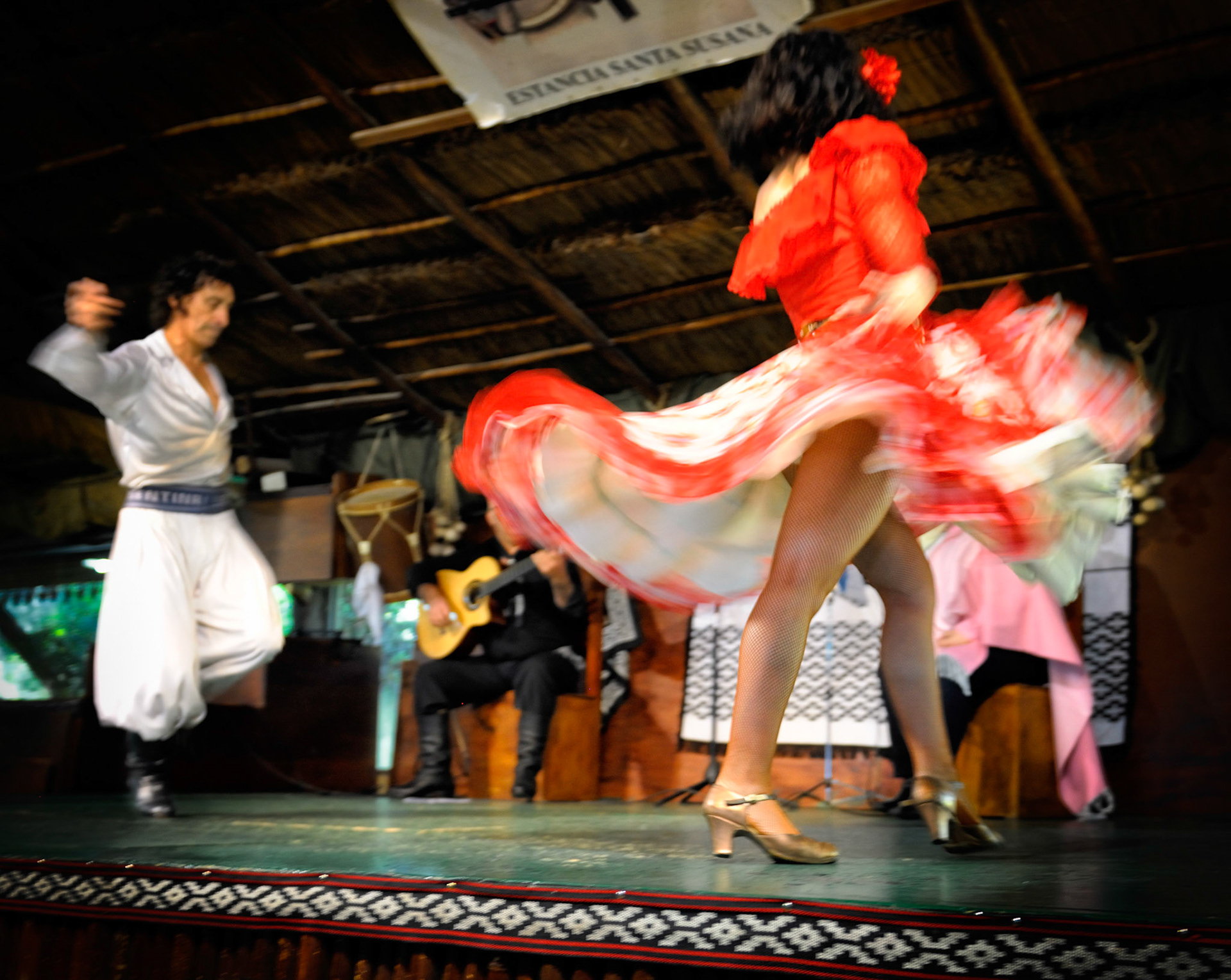 Dance performance at Gaucho ranch