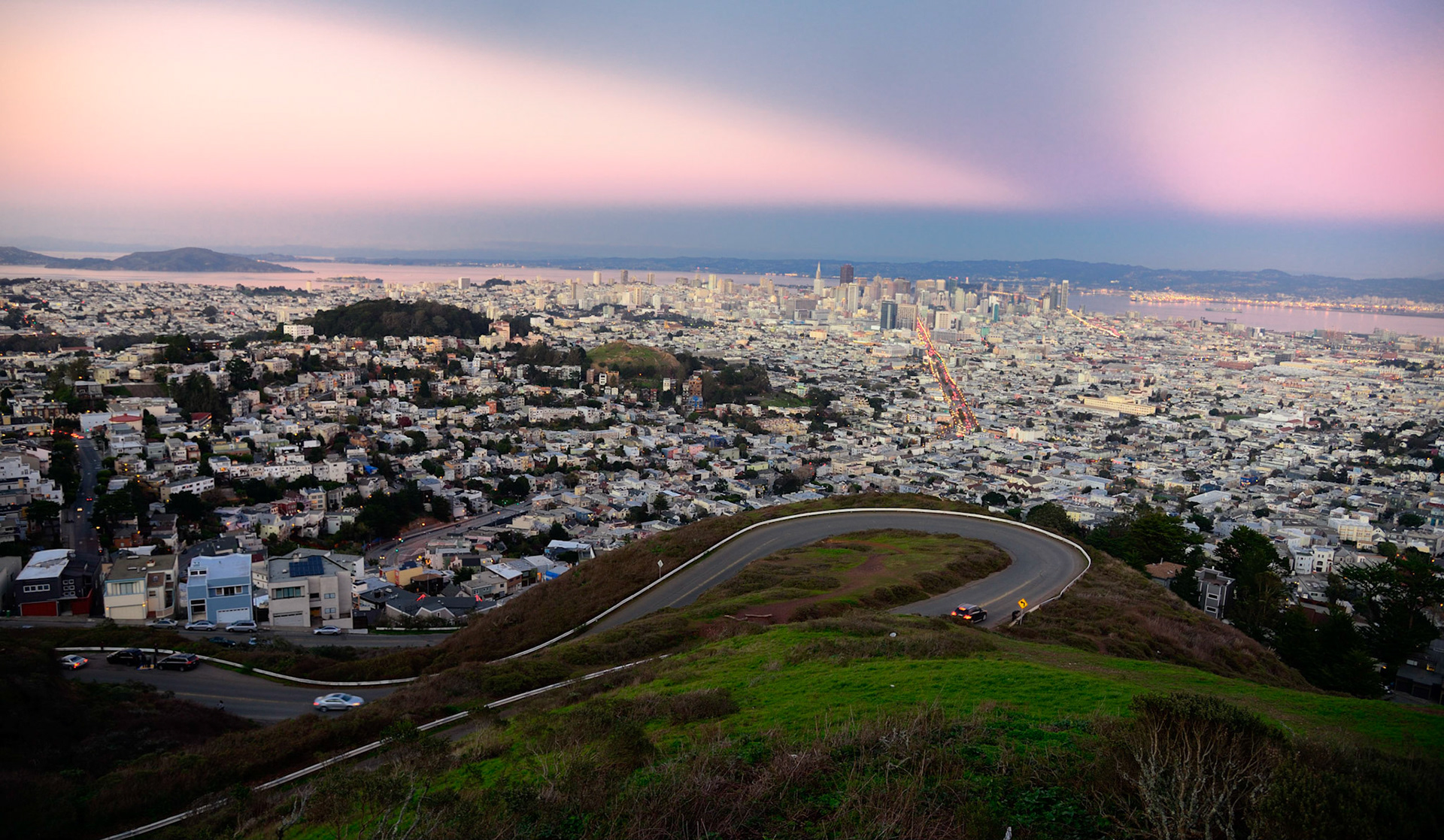 View from San Francisco's Twin Peaks