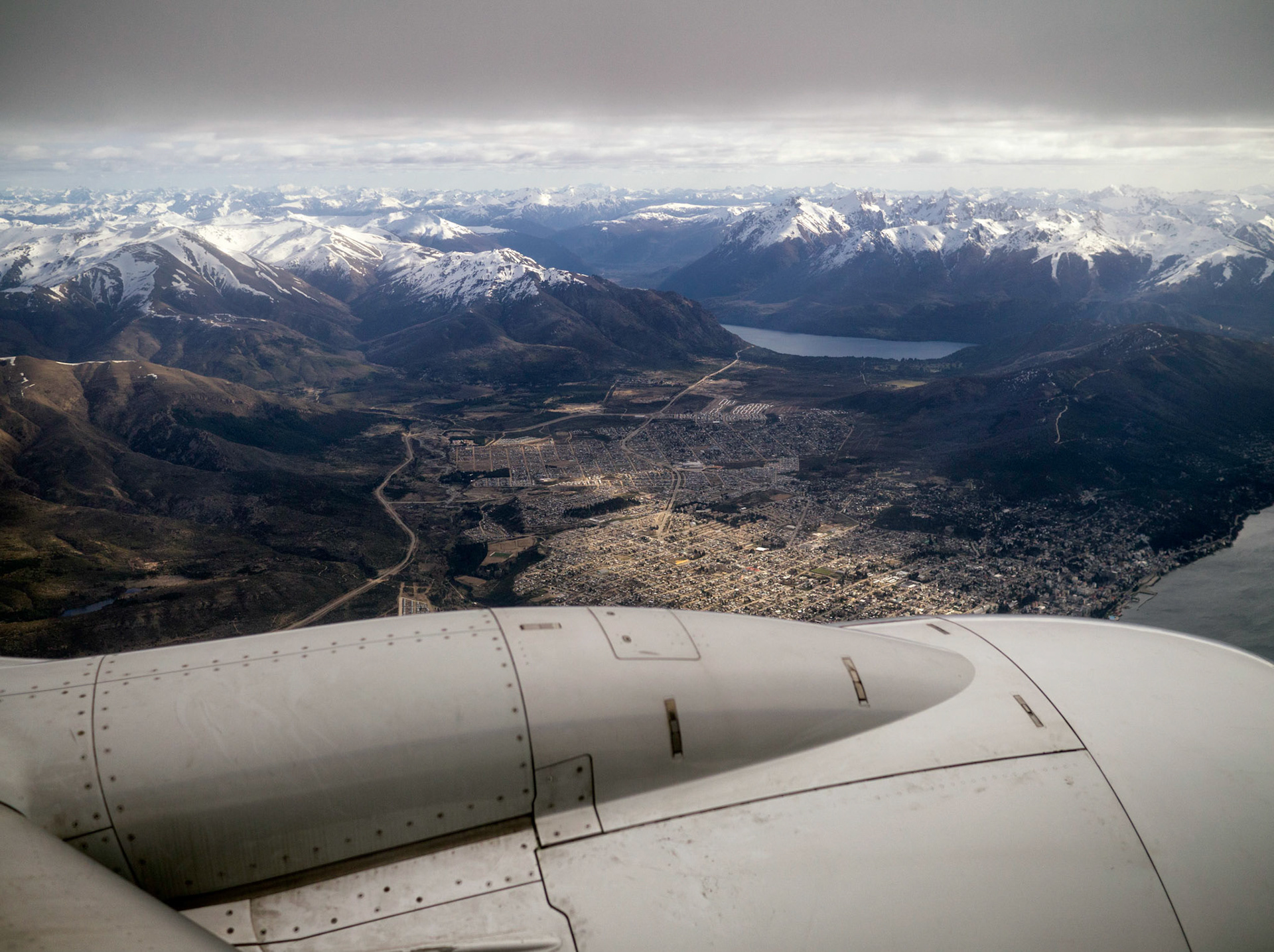 Arriving at Bariloche