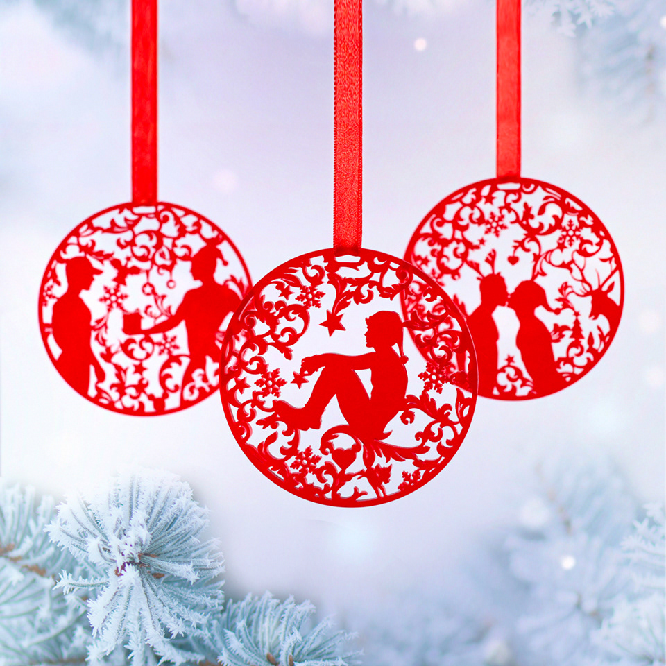 Boule de Noël en plexiglass