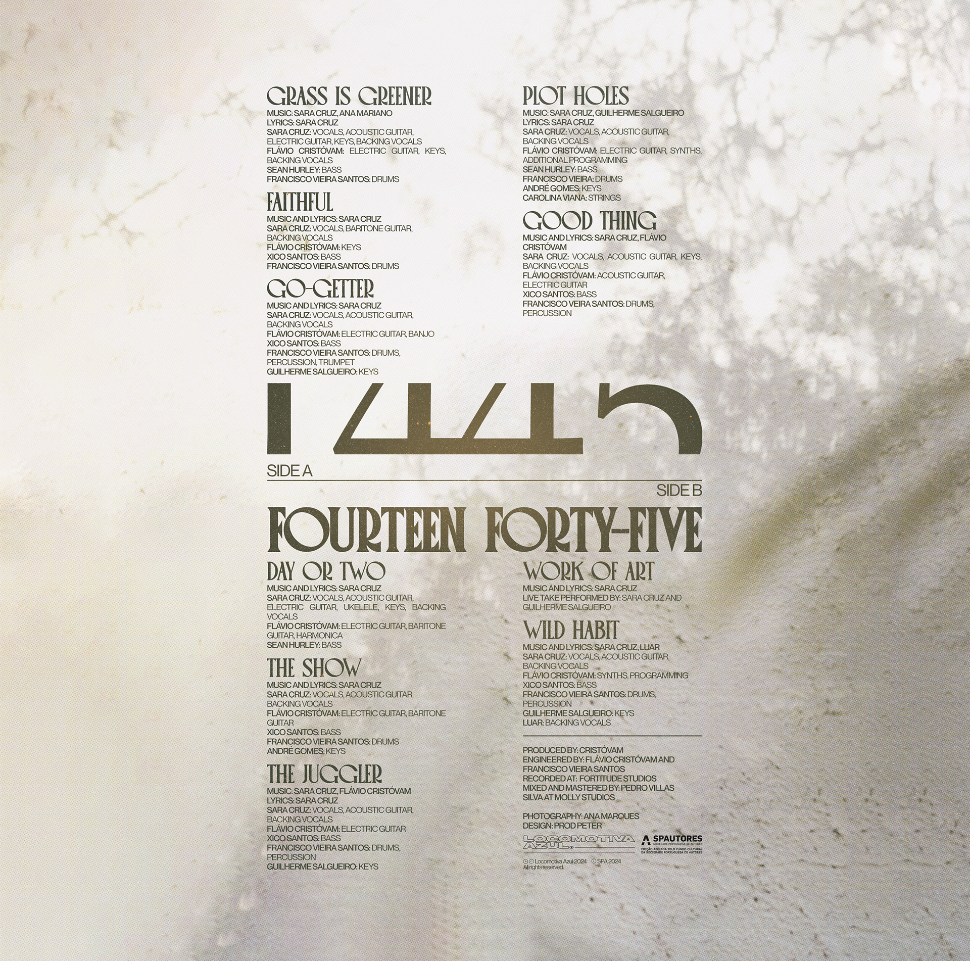 Tracklist Artwork.