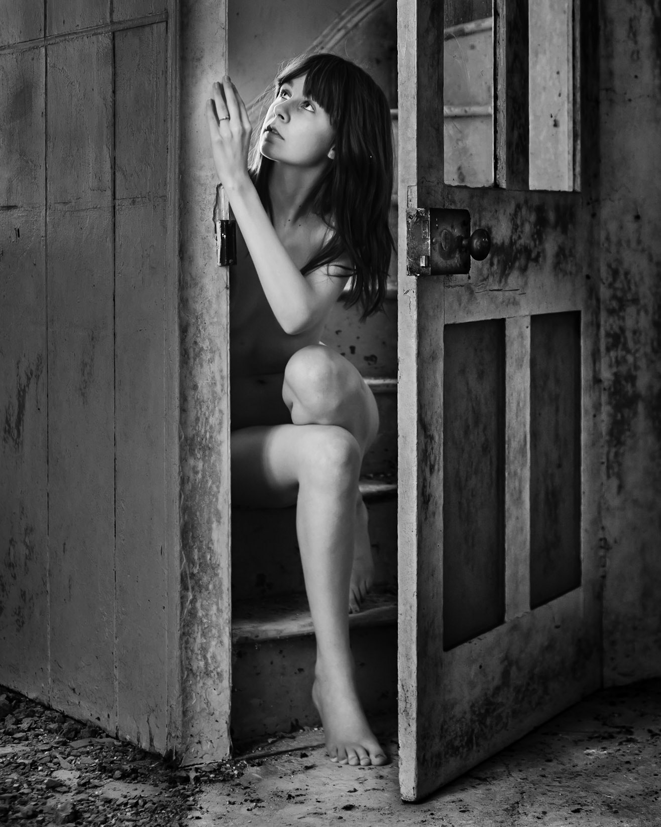 Exploring the staircase