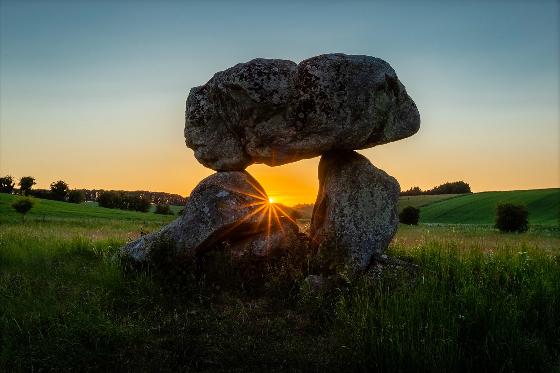 Sunset at Devil's Den