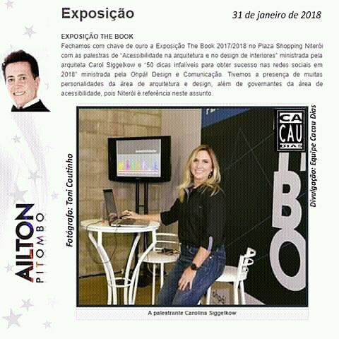 Exposição de arquitetura The Book - Plaza Shopping Niterói