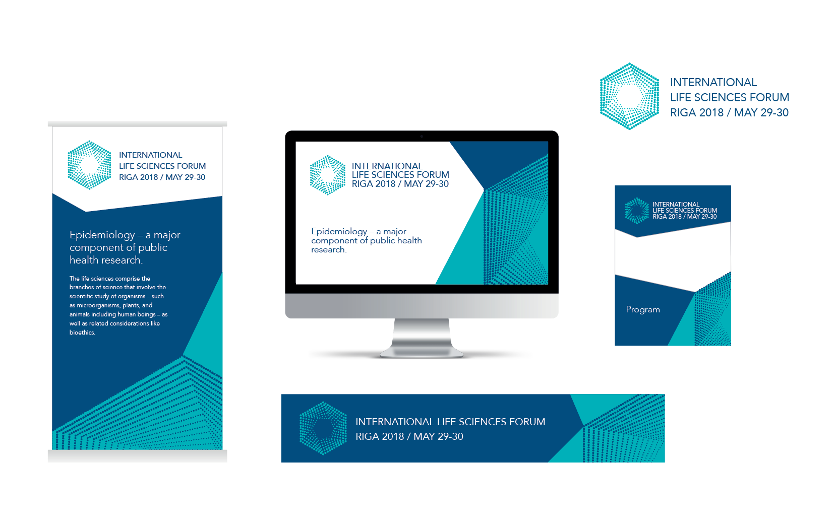 Visual Identity for Life Science Forum Riga 2018