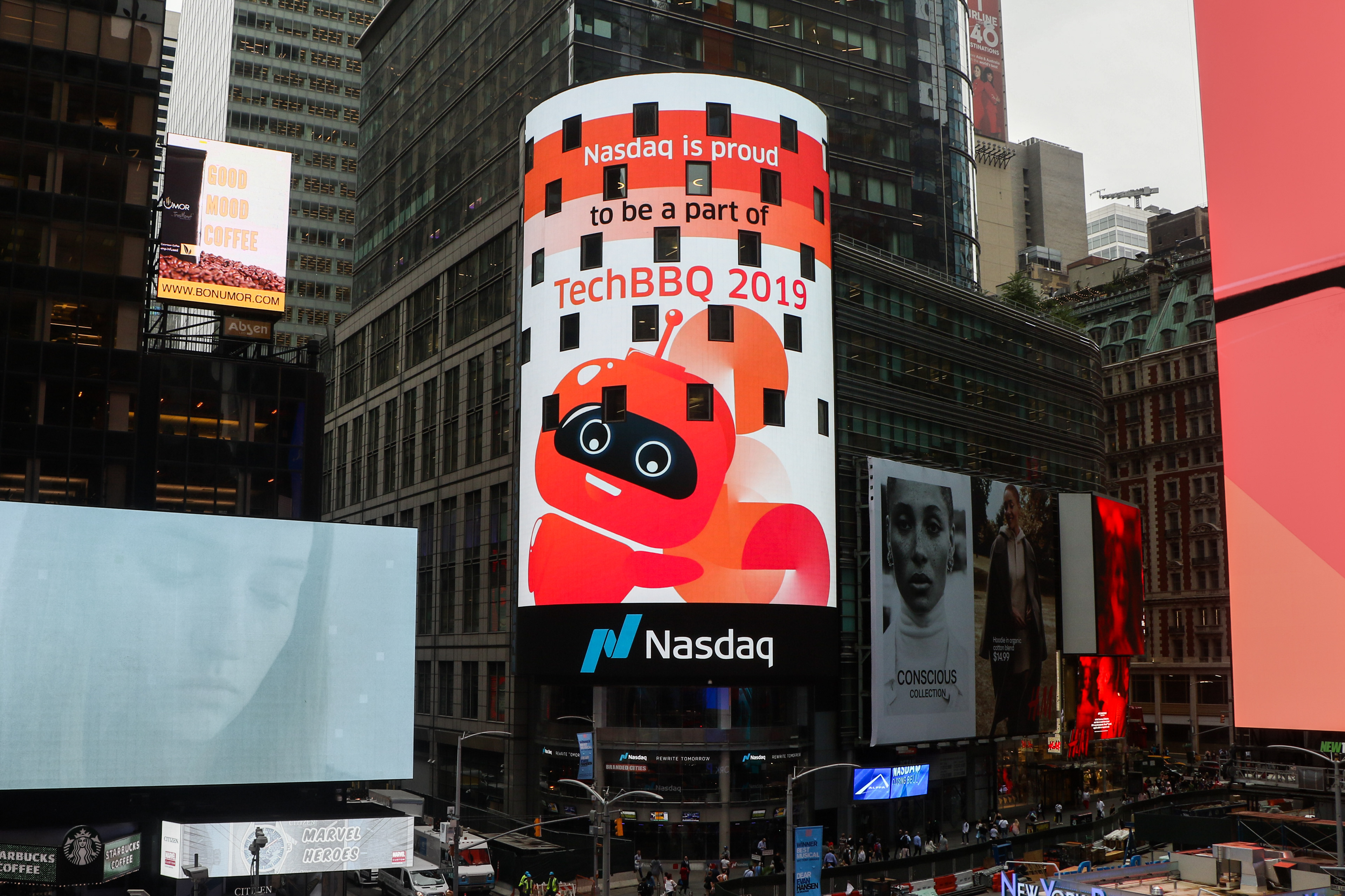 AD Campaign on TimeSquare