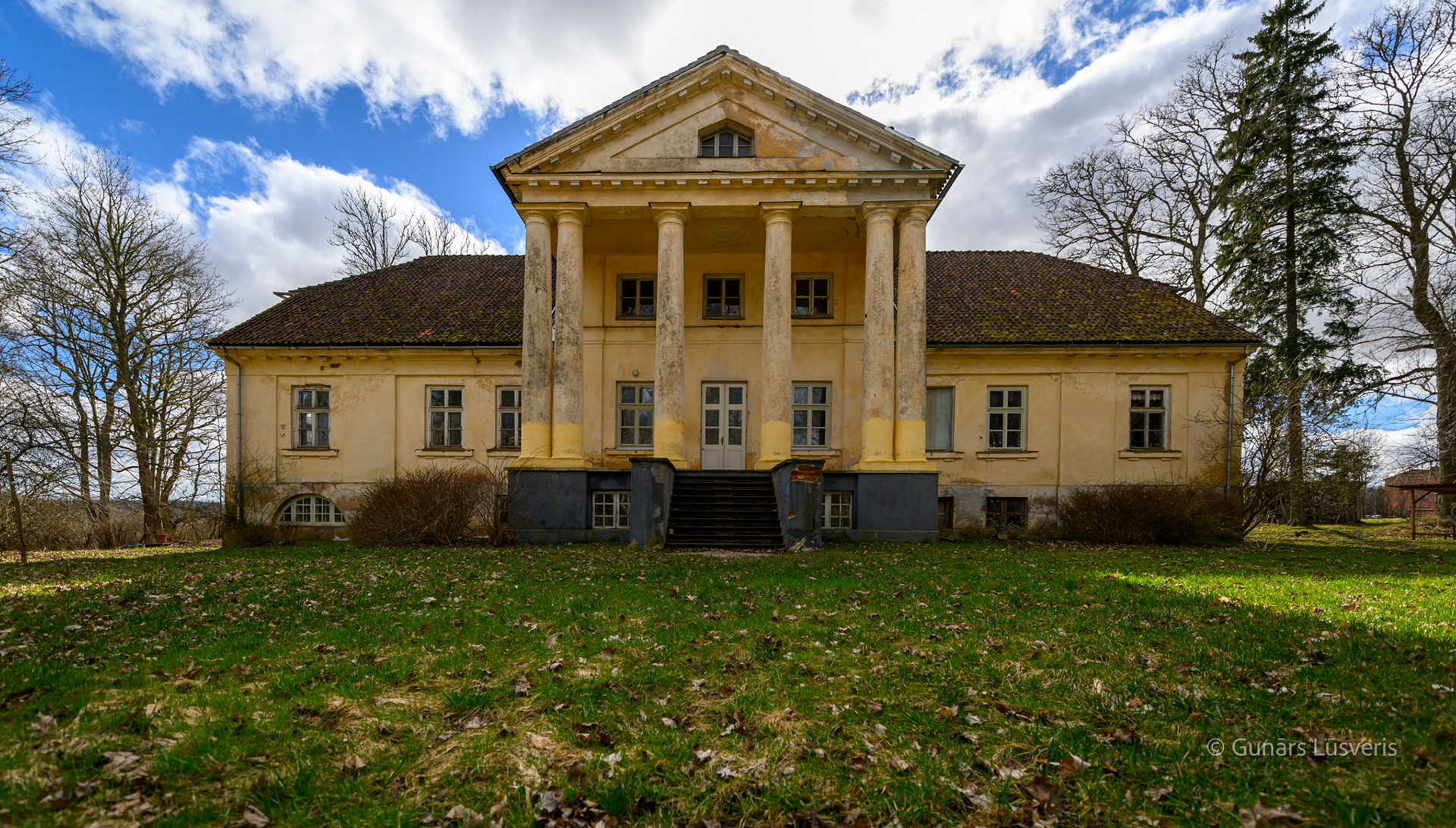 view from the yard