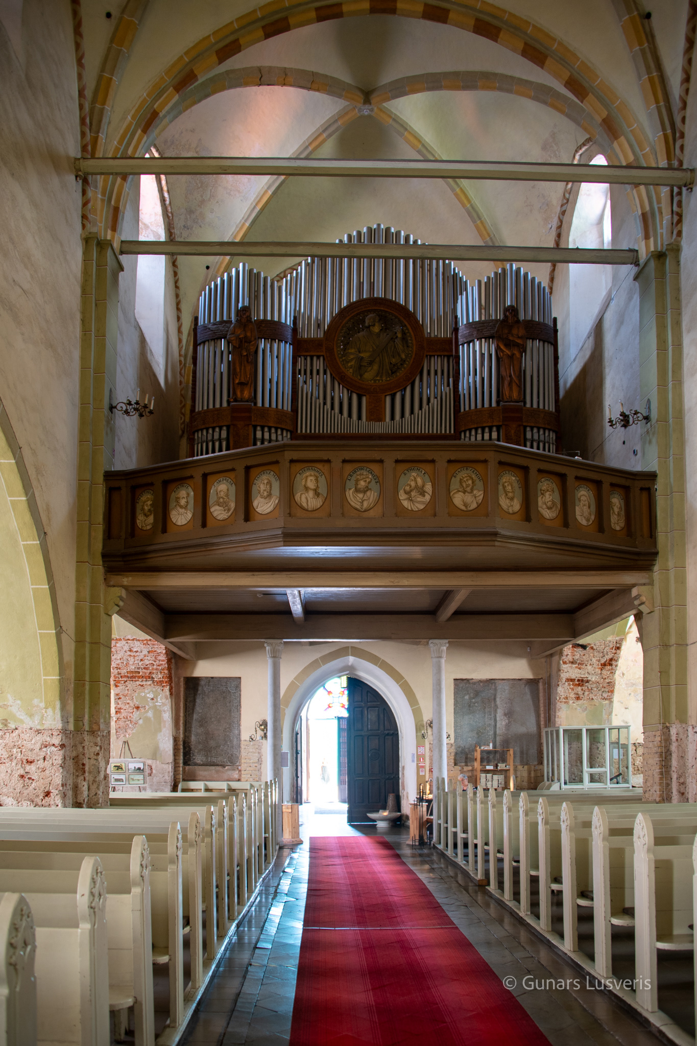 The church organ is one of the largest historical concert organs in Latvia and the sixth largest in the country. The organ has 41 registers, three manual and a pedal.