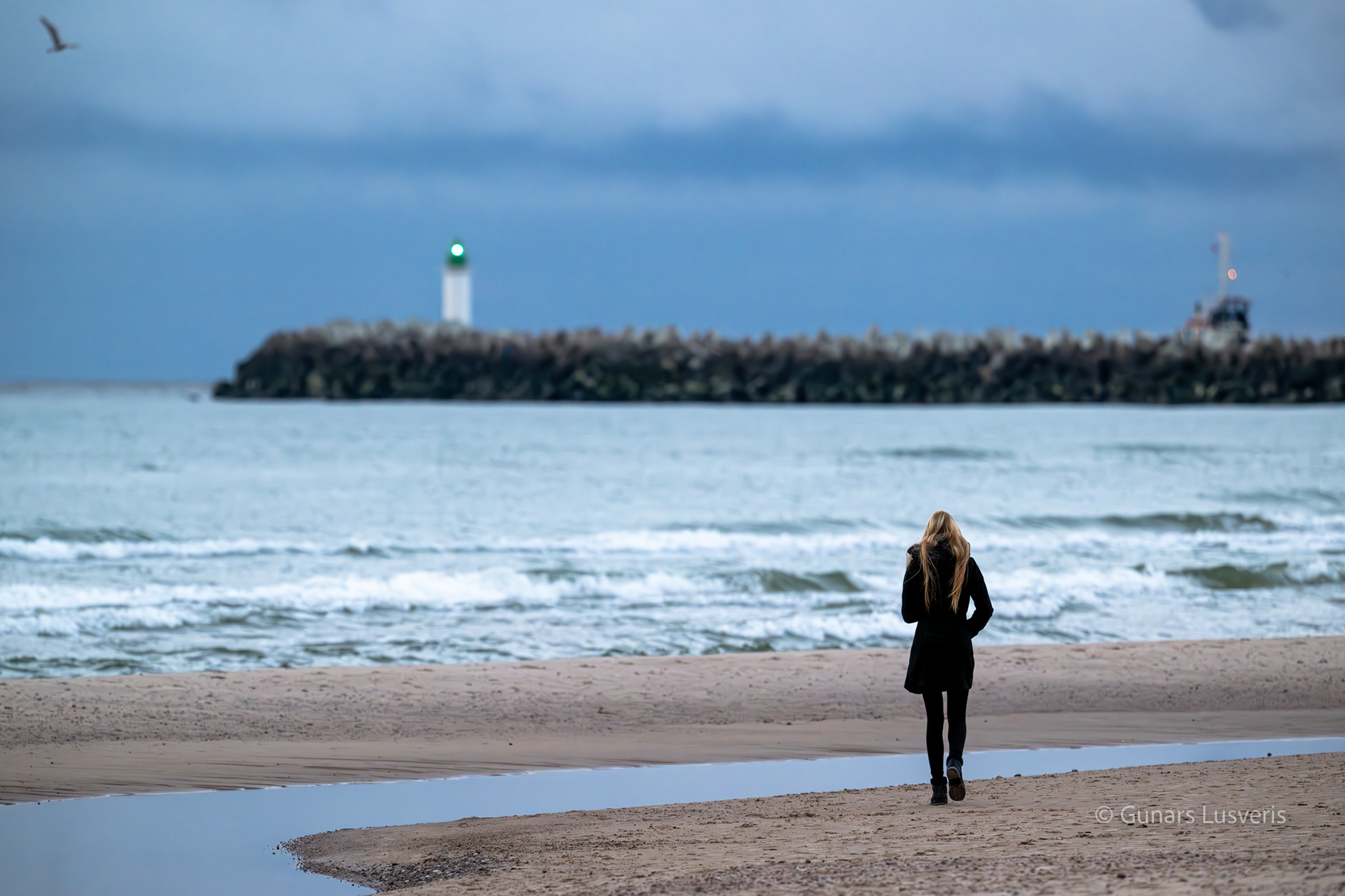 Ventspils. Unknown girl