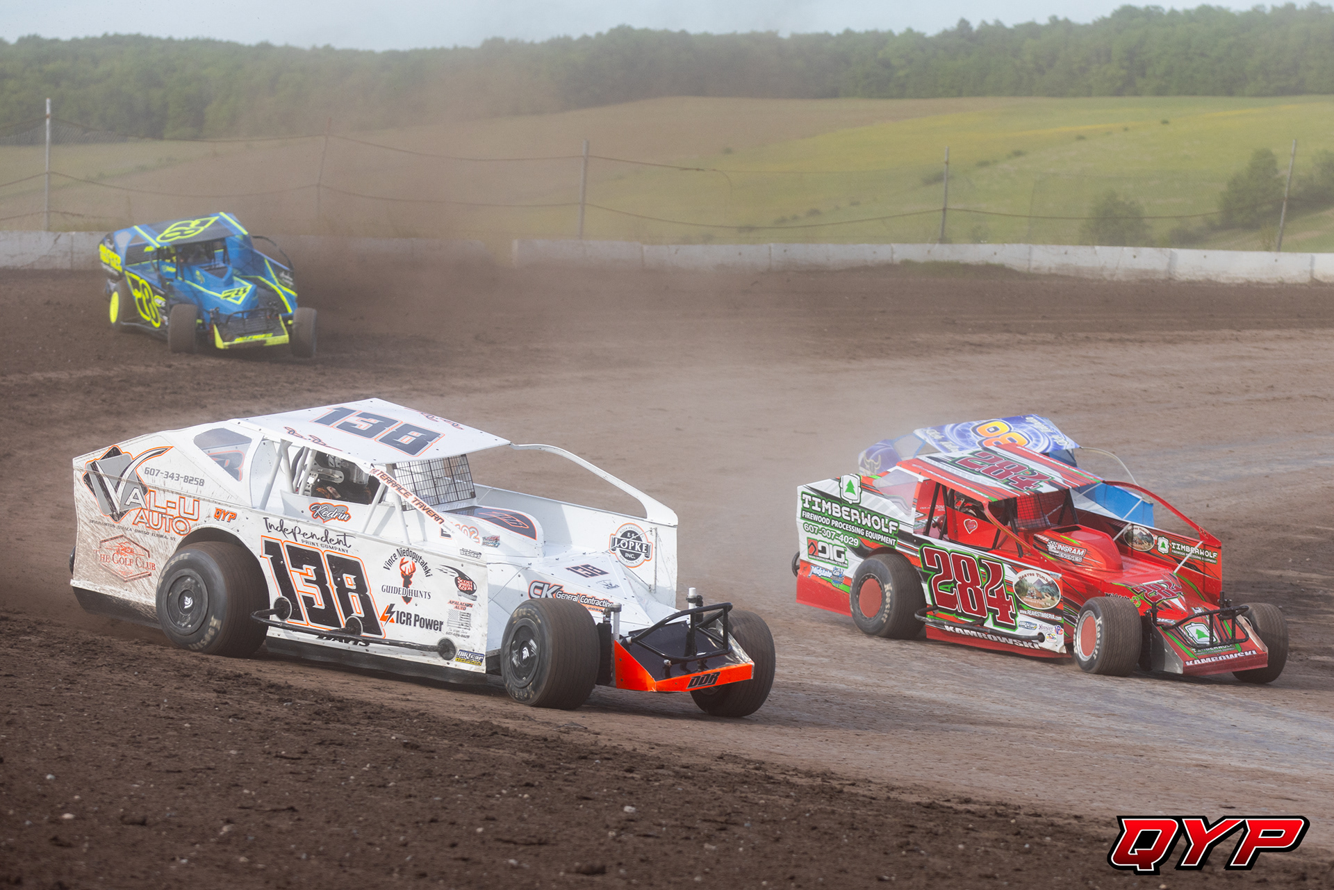 #138 Dana Davis. #284 Jamie Kamrowski. Thunder Mountain Speedway. 6/1/24