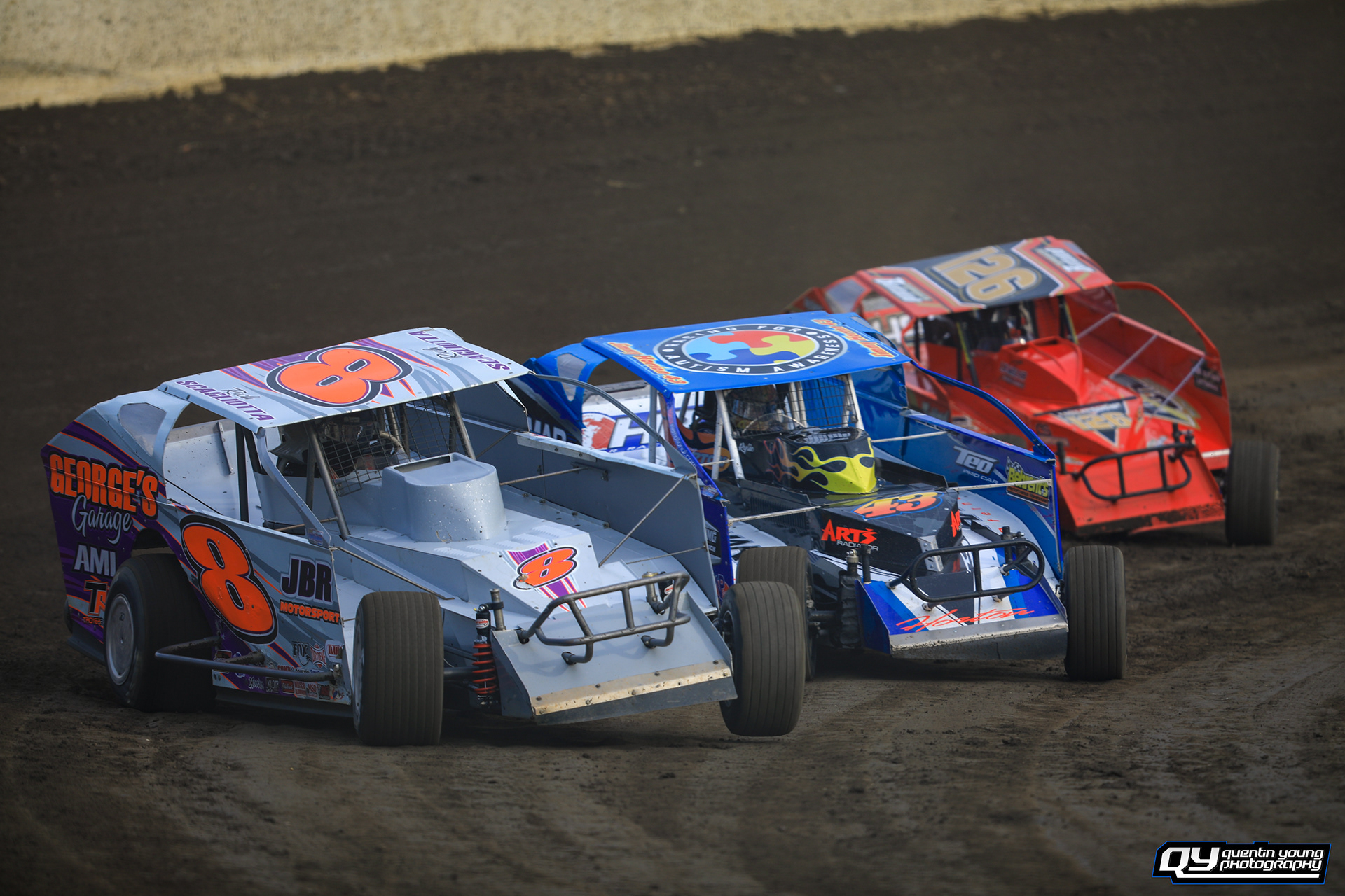 #8 Rich Scagliotta. #43 Jimmy Horton. #126 Domnick Buffalino. Bridgeport Motorsports Park SDS. 5/4/21