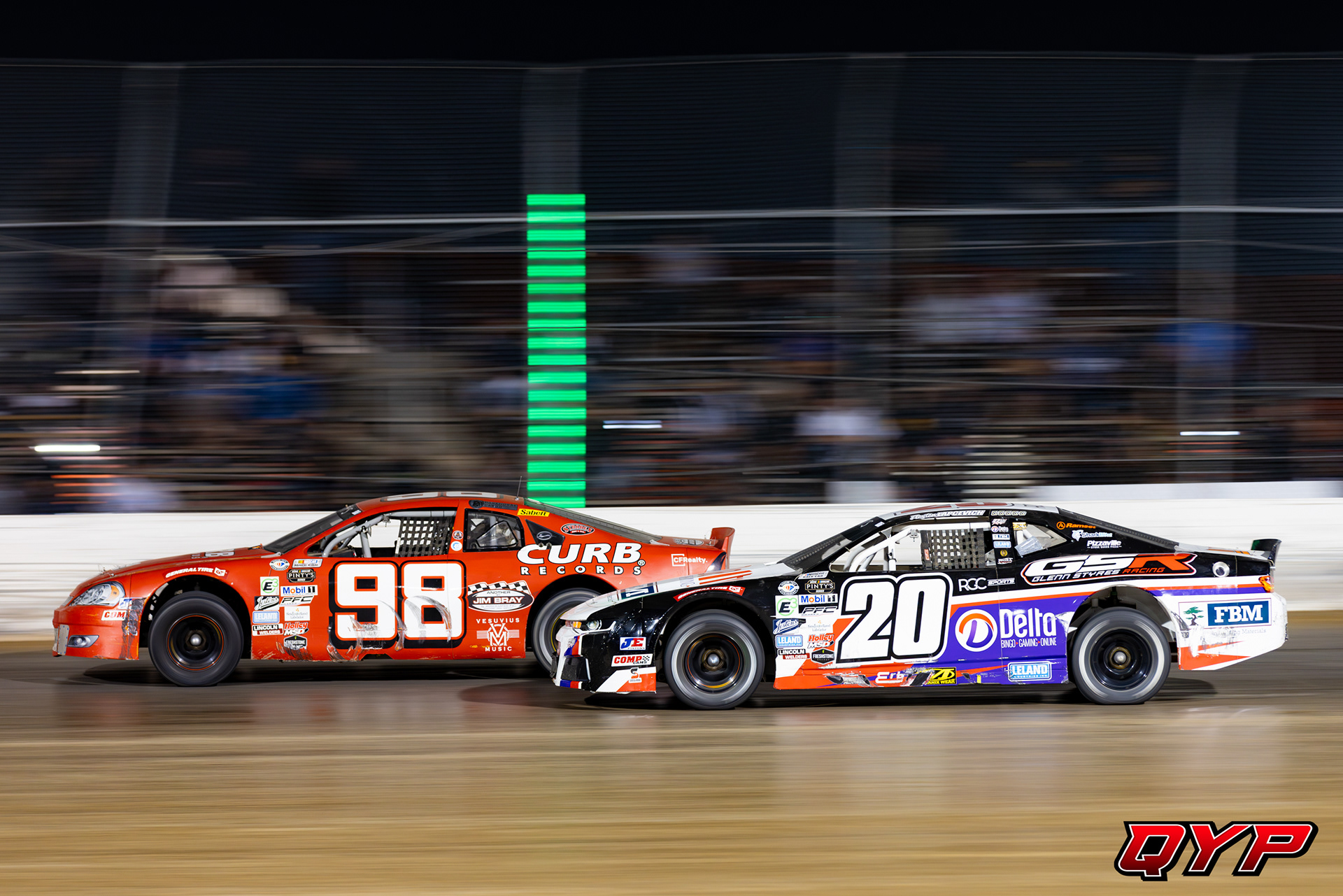 #20 Treyten Lapcevich. #98 Malcolm Strachan. Ohsweken Speedway NPS. 8/16/23