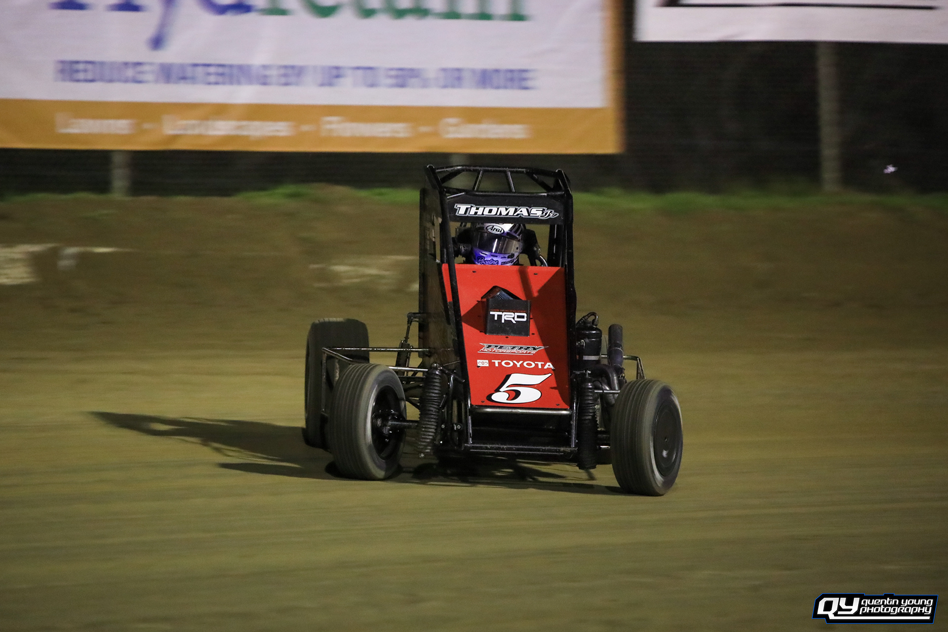 #5 Kevin Thomas Jr. Bubba Raceway Park USAC Midgets. 2/8/21