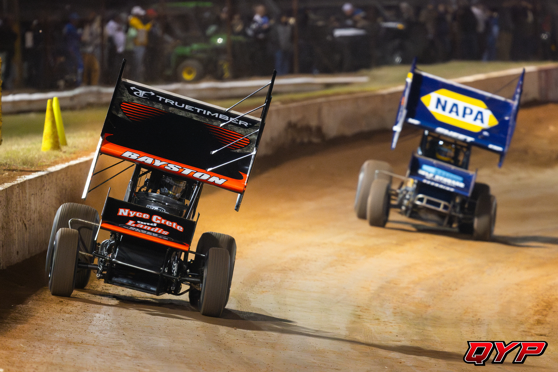 #5 Spencer Bayston. #49 Brad Sweet. Golden Isles Speedway High Limit. 2/24/24