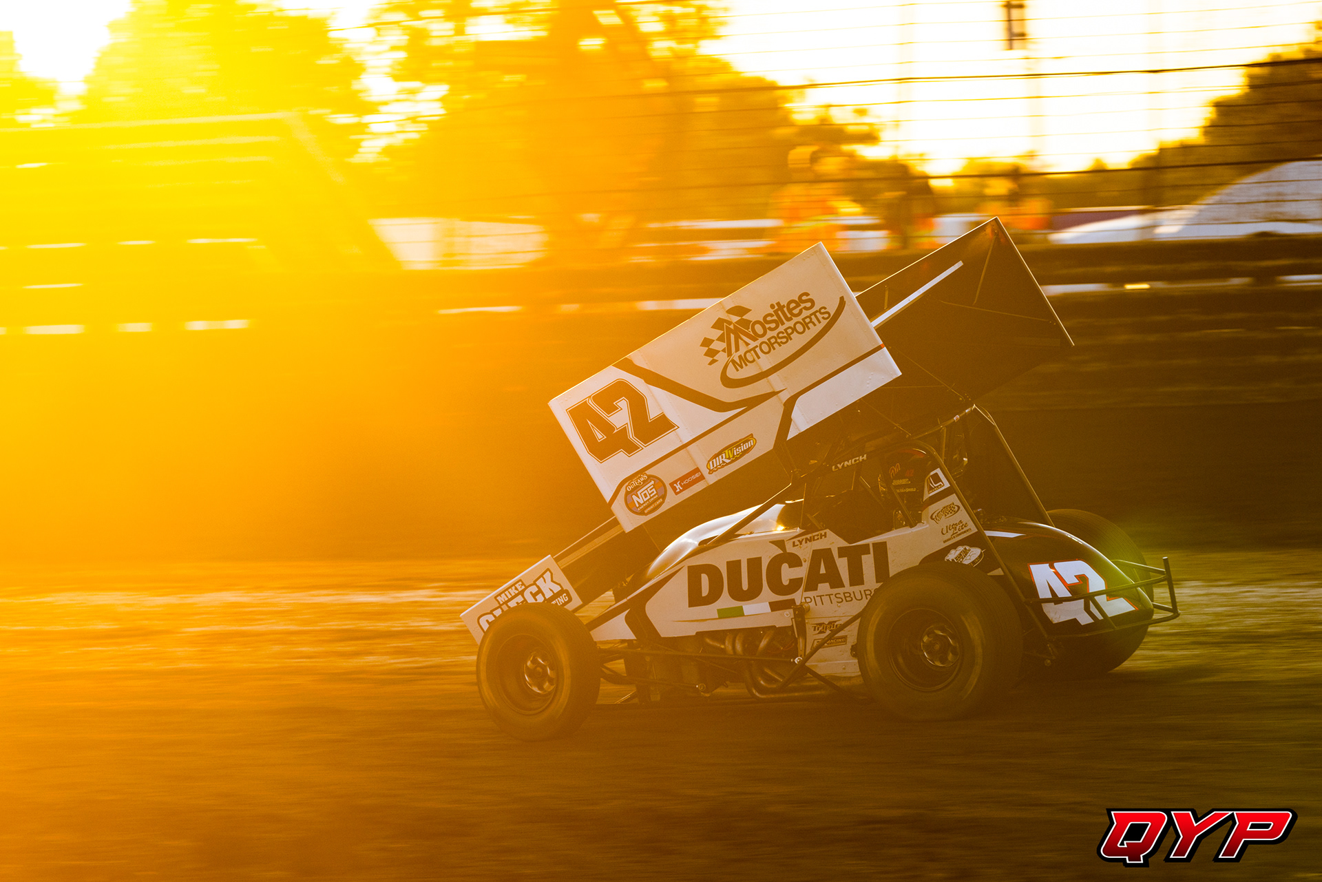 #42 Sye Lynch. Knoxville Raceway. 8/9/24
