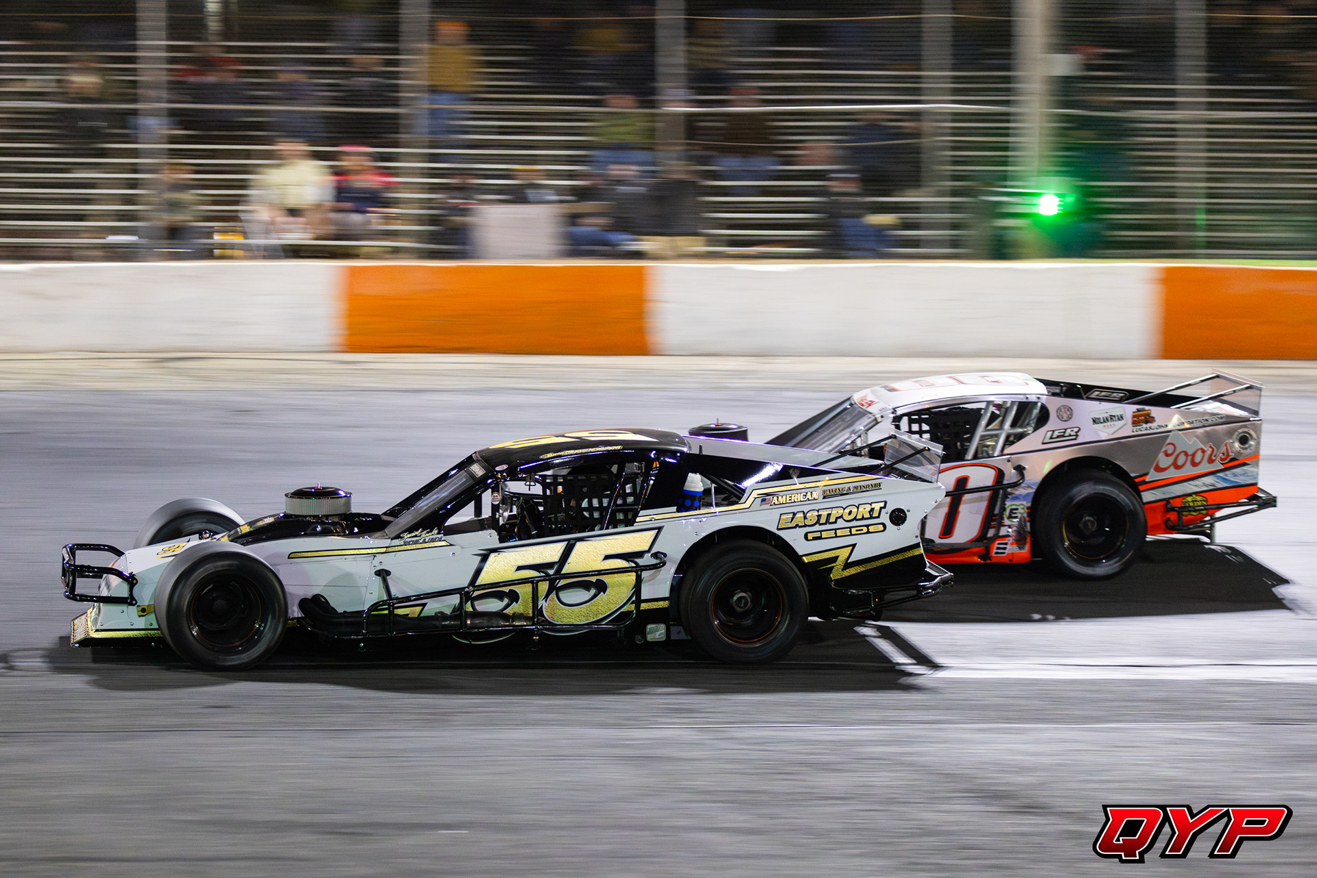 #55 Chase Grennan. #00 Chris Rogers. Riverhead Raceway. 11/16/24