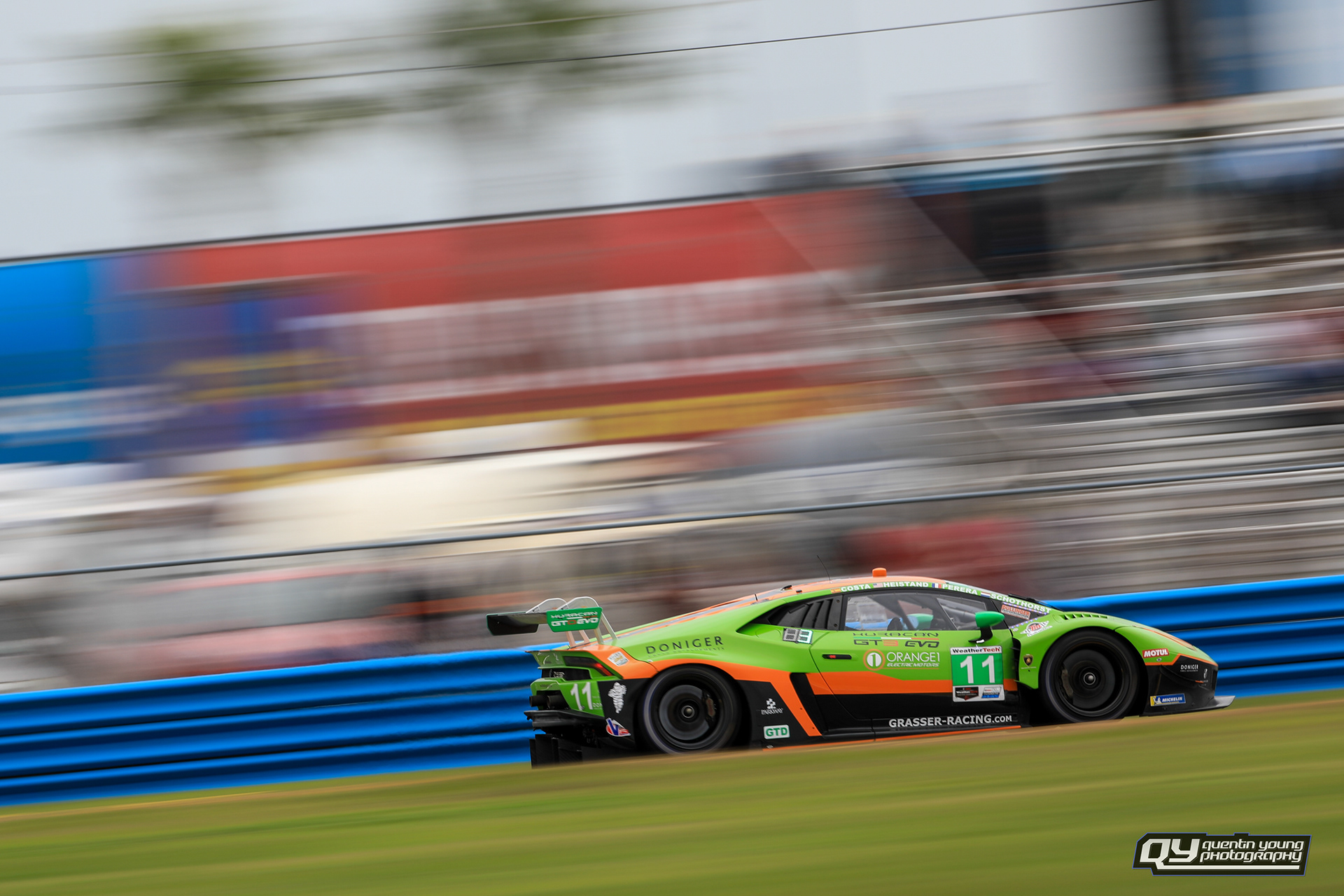#11 GRT Grasser Racing Team Lamborghini Huracan GT3 Evo.