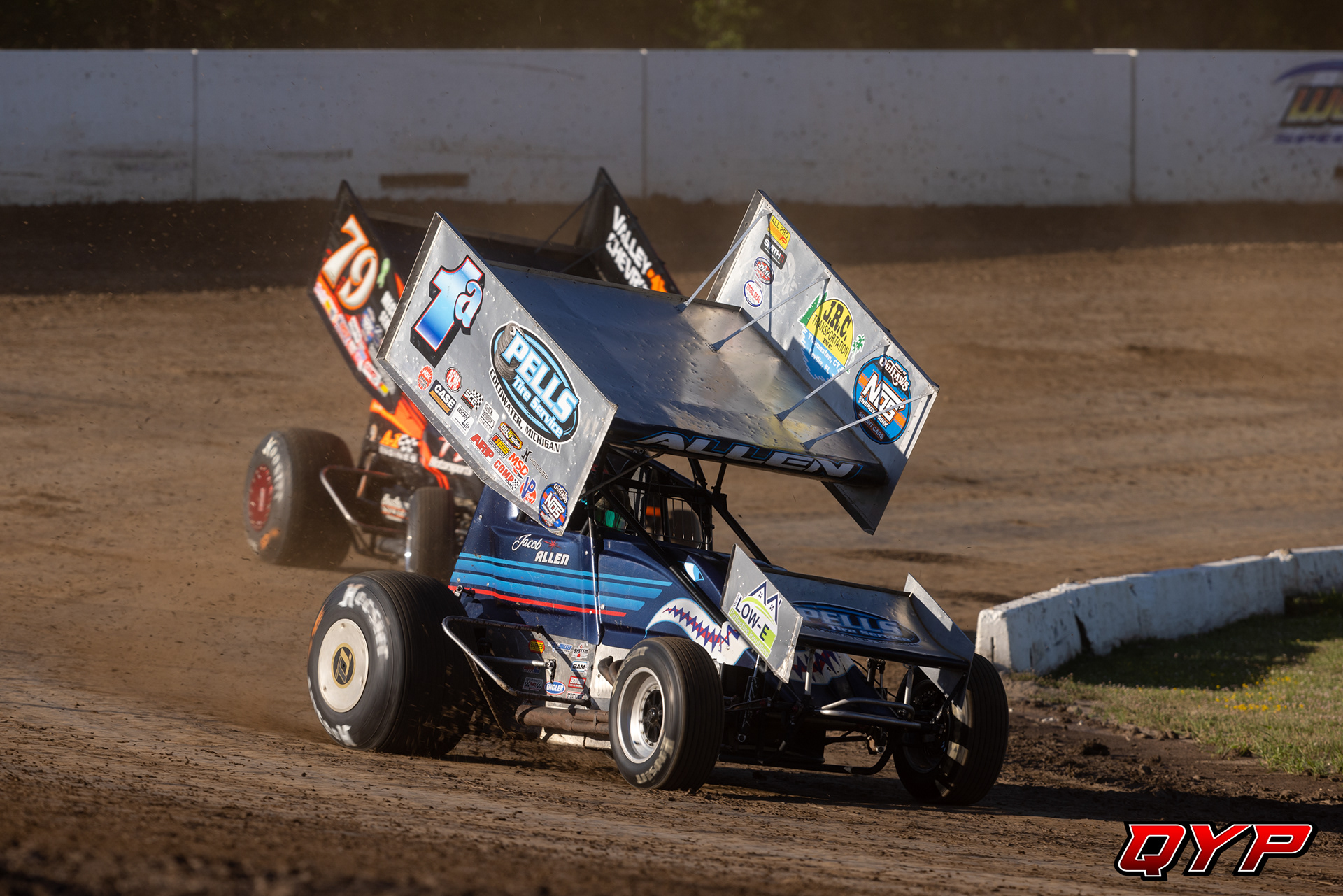 #1A Jacob Allen. #79 Jordan Thomas. Weedsport Speedway WoO. 7/30/22