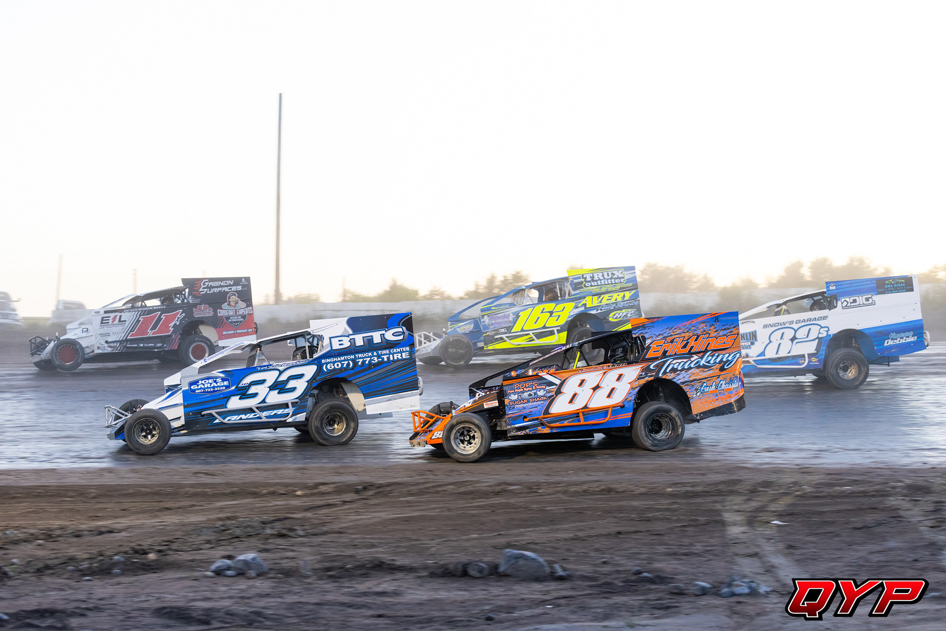 #33 Scott Landers. #11x Eric Leet. #163 Bailey Boyd. #88 Alan Komar. #82S Will Shields. Thunder Mountain Speedway Pinnacle of Power. 5/19/24