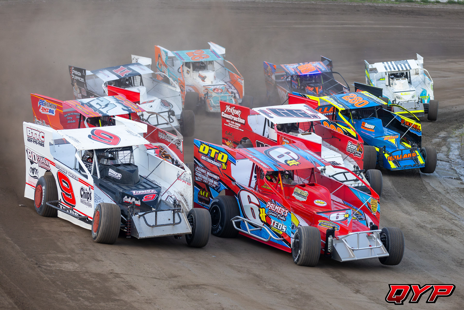 #6H JR Hurlburt. #9 Ken Titus. Afton Fairgrounds Speedway. 5/17/24
