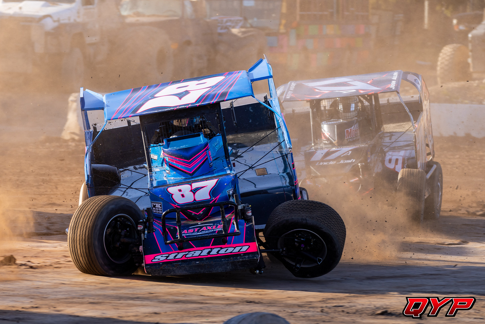 #87 Neil Stratton. #17A Josh Allen. Orange County Fair Speedway STSS. 11/12/23