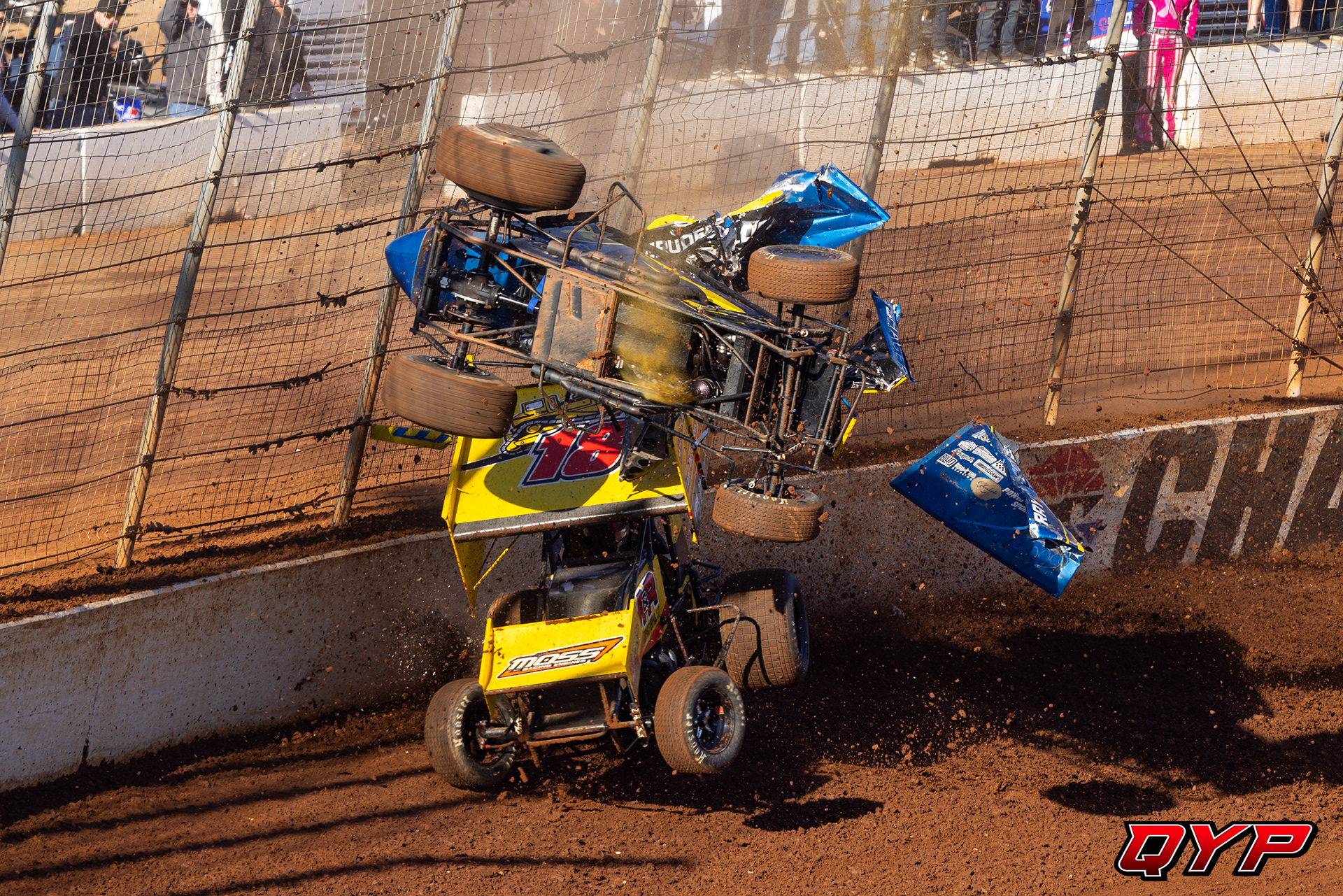 #26 Zeb Wise. #18R Ryan Roberts. The Dirt Track at Charlotte WoO. 11/2/23