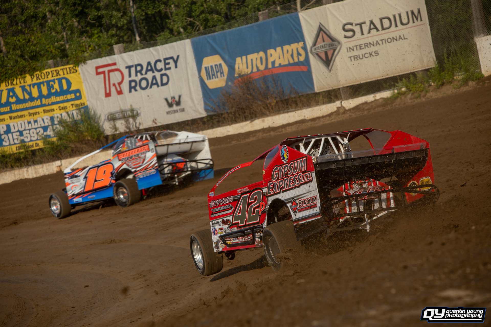 #42P Pat Ward. #19x Andy Noto. Brewerton Speedway. 8/6/21