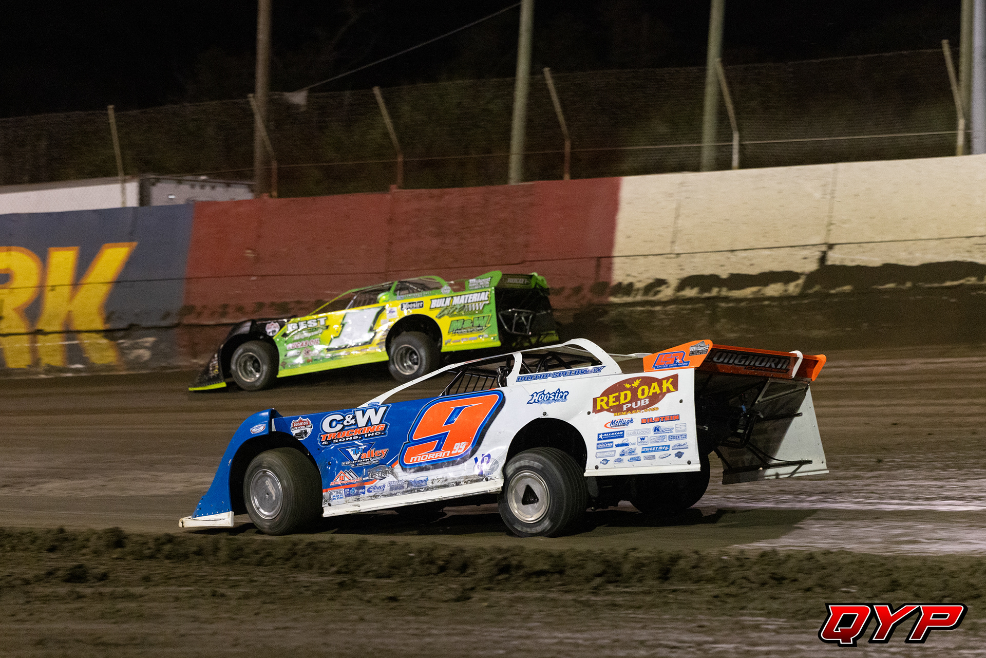 #9 Devin Moran. #1 Tyler Erb. East Bay Raceway Park LOLMDS. 2/7/22