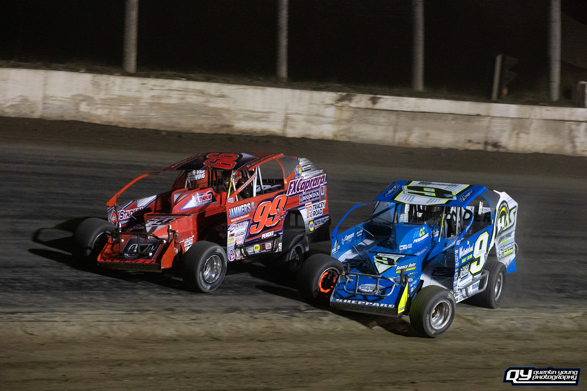 #99L Larry Wight. #9S Matt Sheppard. Lebanon Valley Speedway SDS. 9/4/21