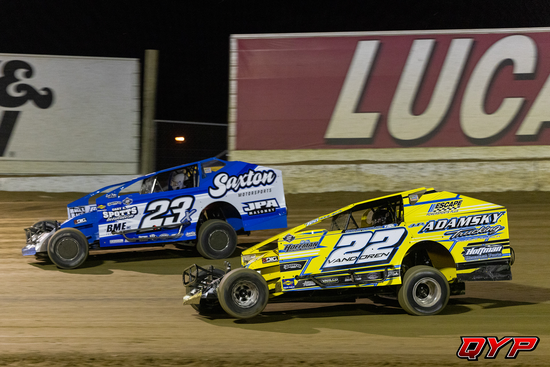 #22 Tanner VanDoren. #23x Tim Buckwalter. All-Tech Raceway STSS. 2/11/22