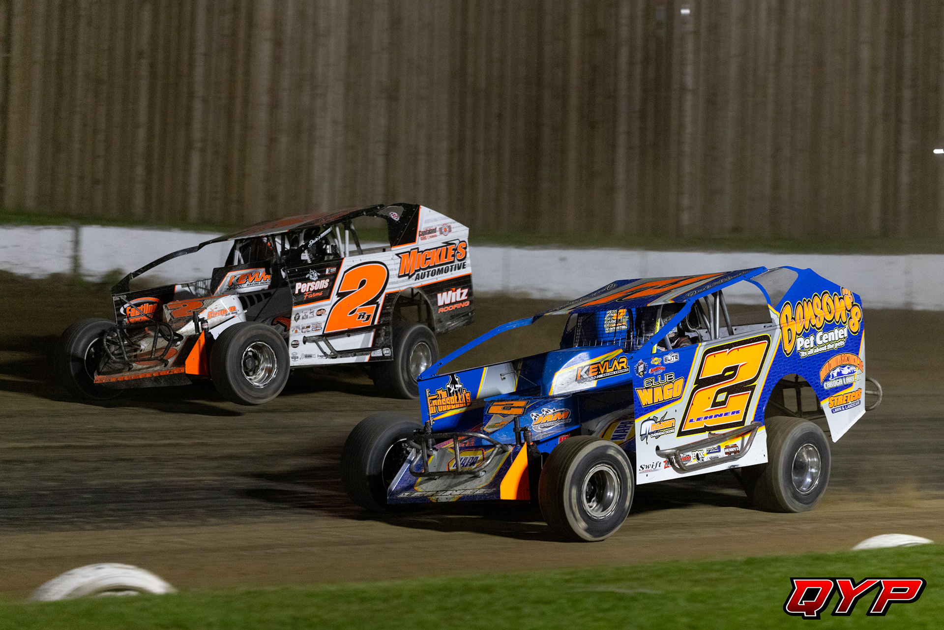 #2L Jack Lehner. #2RJ Ronnie Johnson. Fonda Speedway STSS. 9/15/22