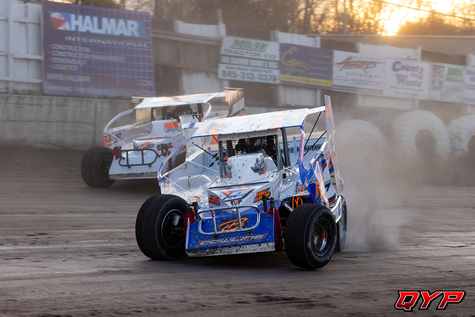 #9 Marc Johnson. #17Z Dillon Steuer. Orange County Fair Speedway STSS. 4/2/22