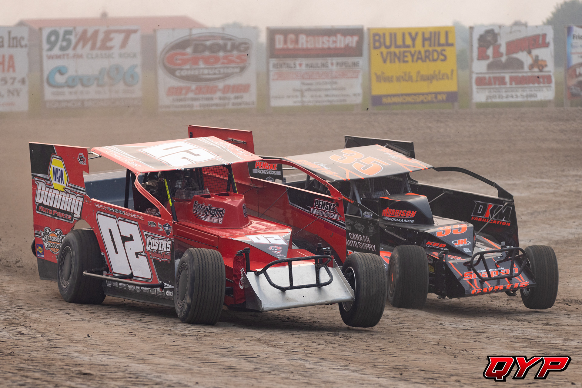#02 Cory Costa. #35 Chris Curtis. Outlaw Speedway STSS. 6/6/23
