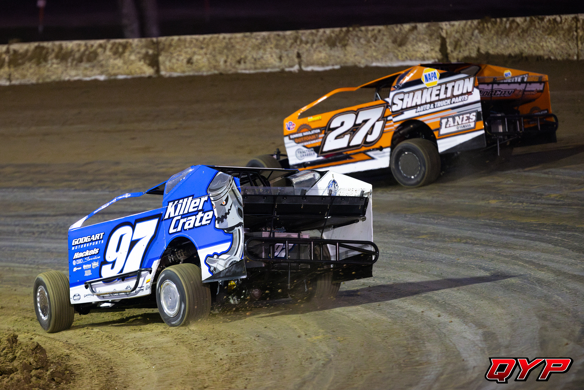 #97 Bobby Hackel. #27J Danny Johnson. All-Tech Raceway STSS. 2/6/24