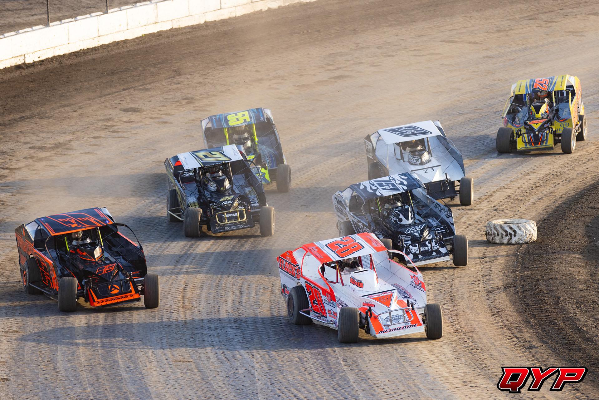 #28 Jordan McCreadie. #66x Carey Terrance. Mohawk International Raceway. 7/12/23