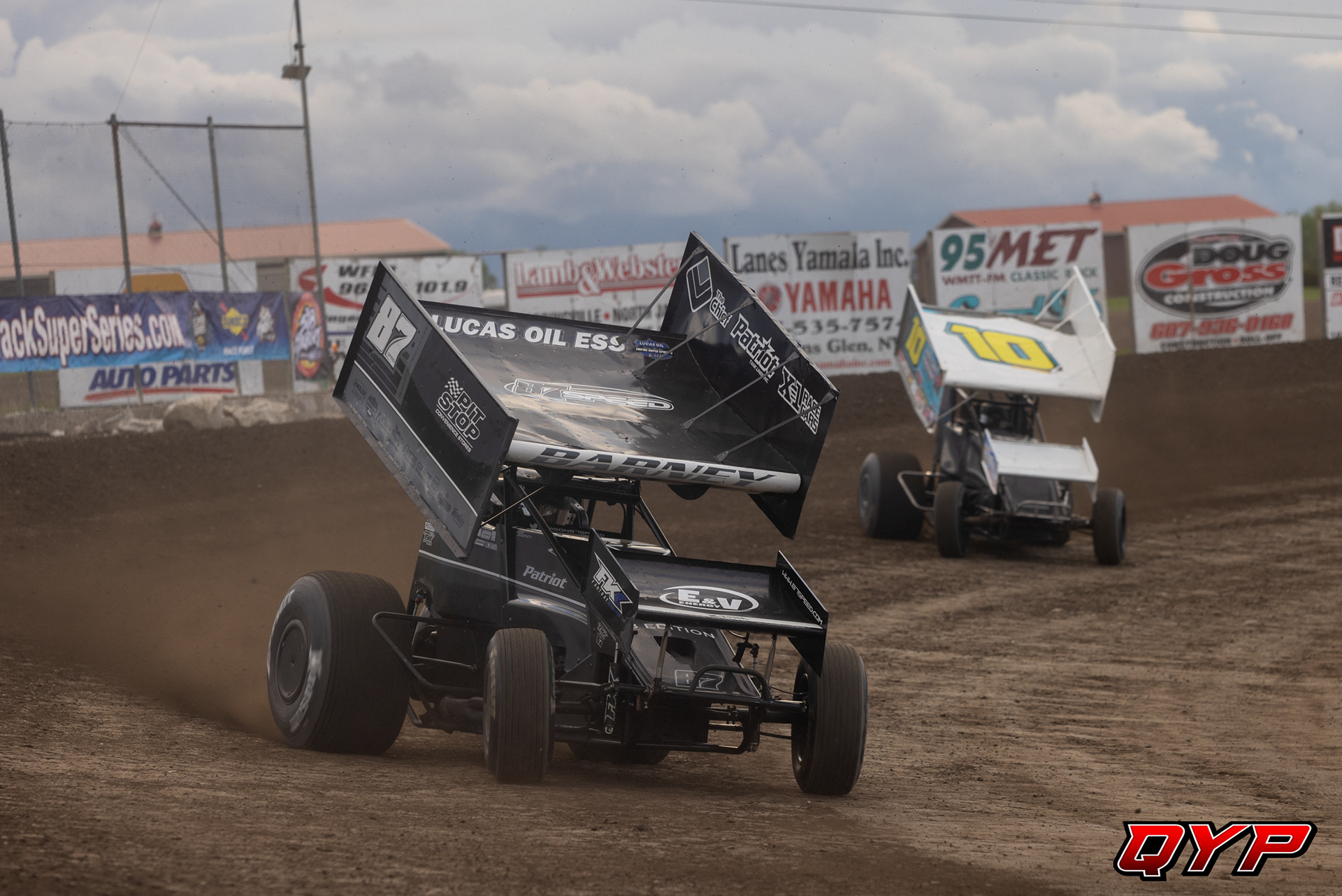 #87 Jason Barney. #10 Paulie Colagiovanni. Outlaw Speedway PST. 5/17/22