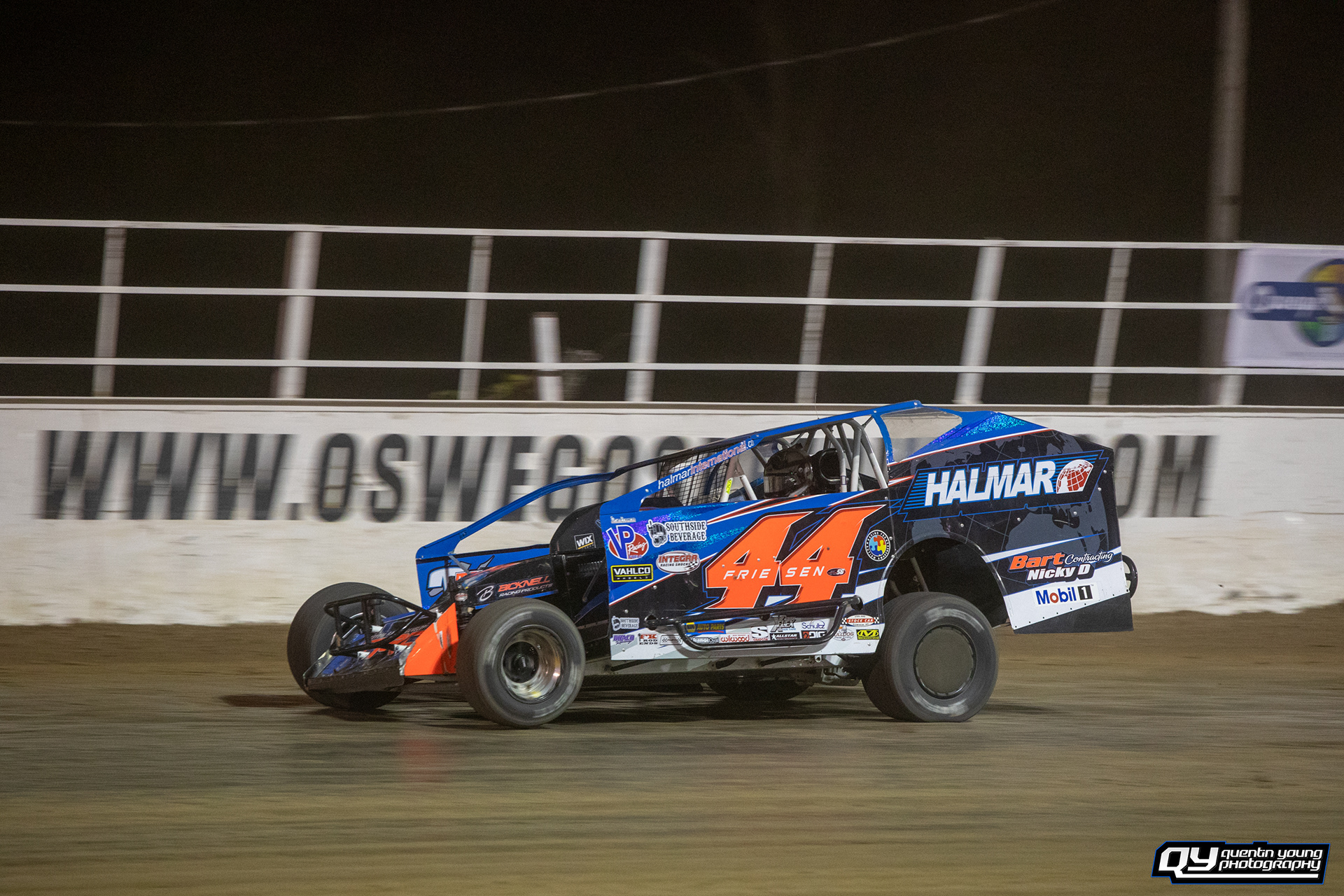 #44 Stewart Friesen. Oswego Speedway DIRTcar 358. 10/9/21