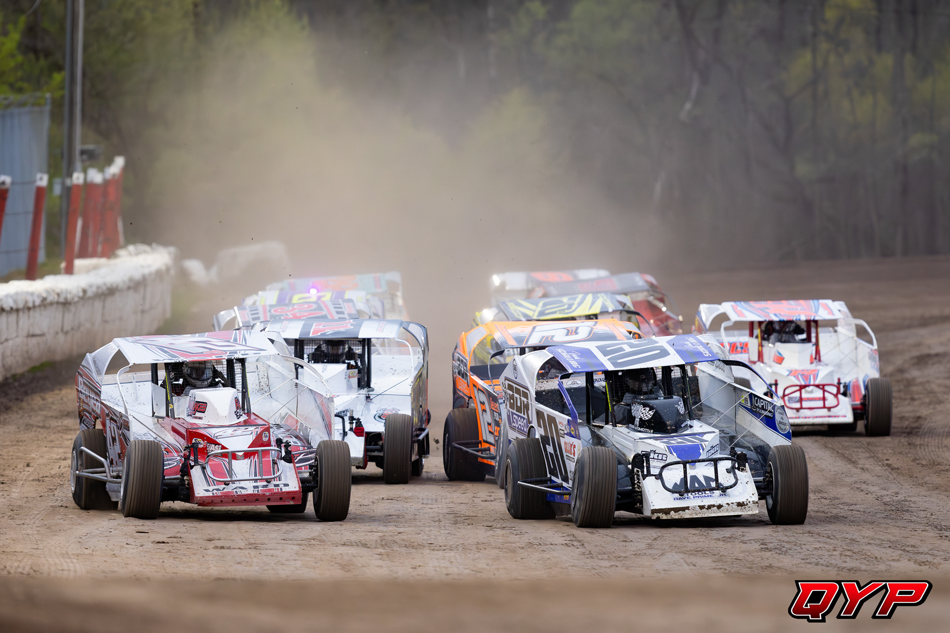 #20 David Shilling. #42P Pat Ward. Utica-Rome Speedway. 4/28/23