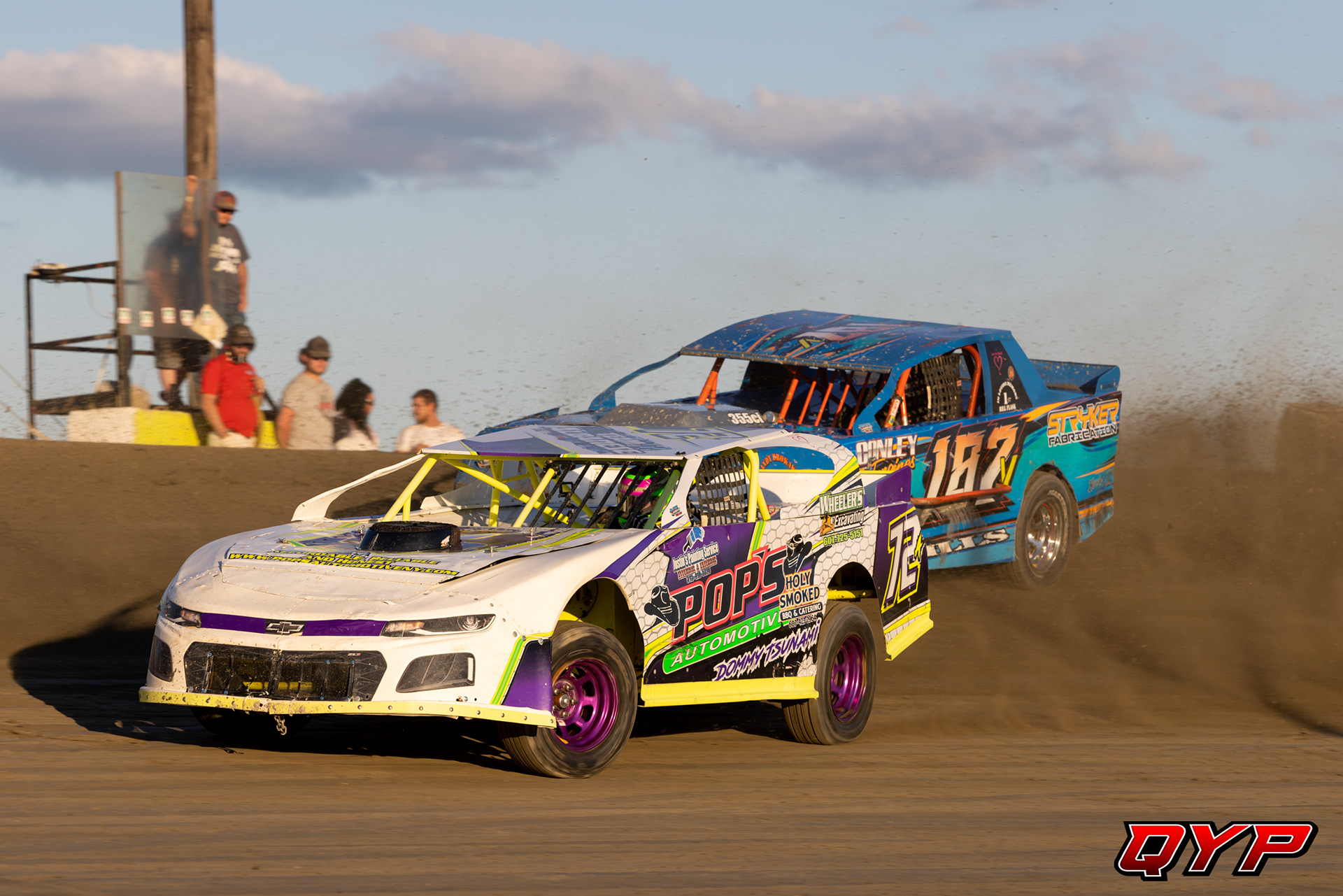 #72A Dominik Albanese. #187v Buck Mills Jr. Thunder Mountain Speedway. 8/27/22