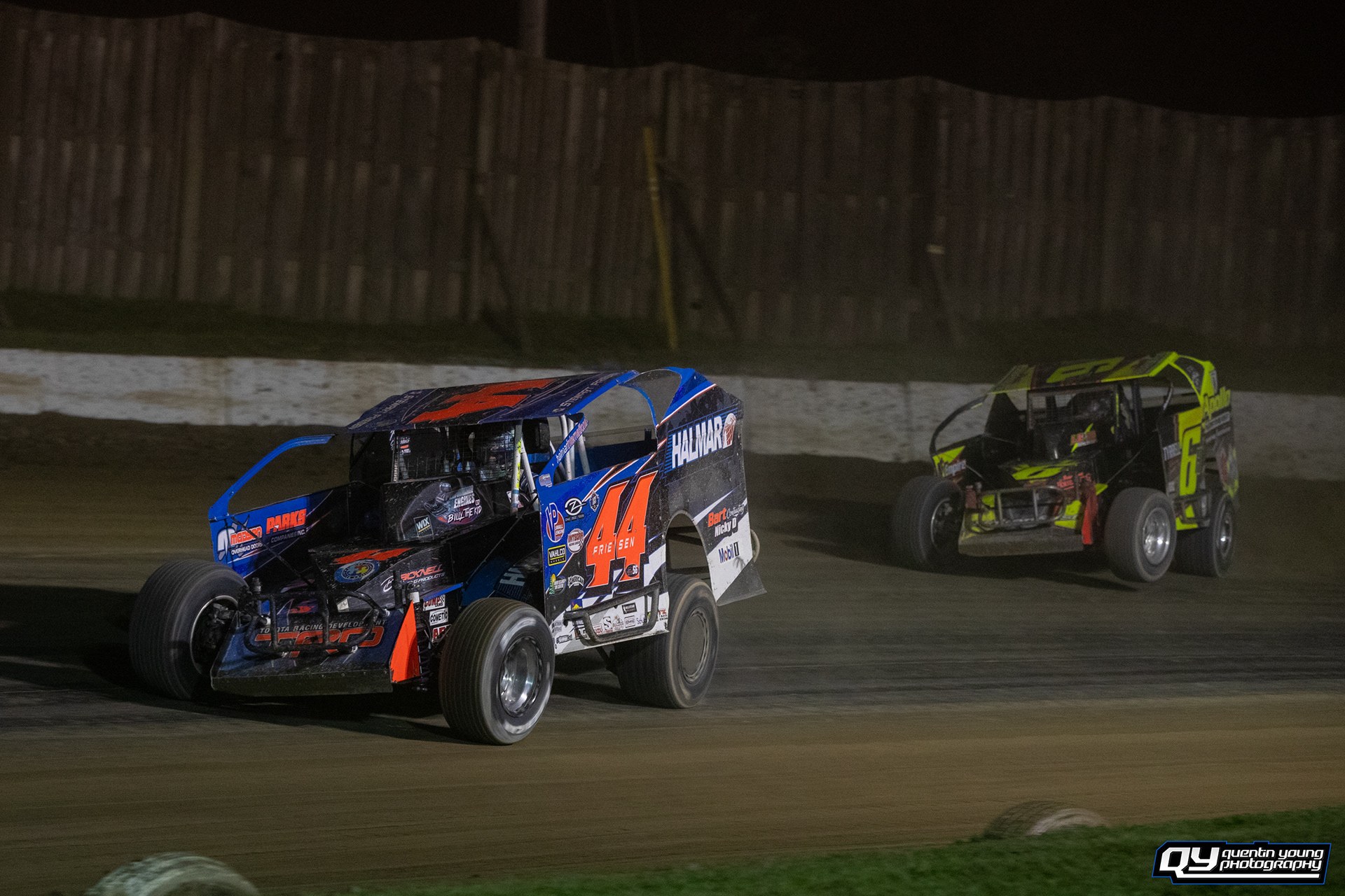 #44 Stewart Friesen. #6H Josh Hohenforst. Fonda Speedway STSS. 9/19/21
