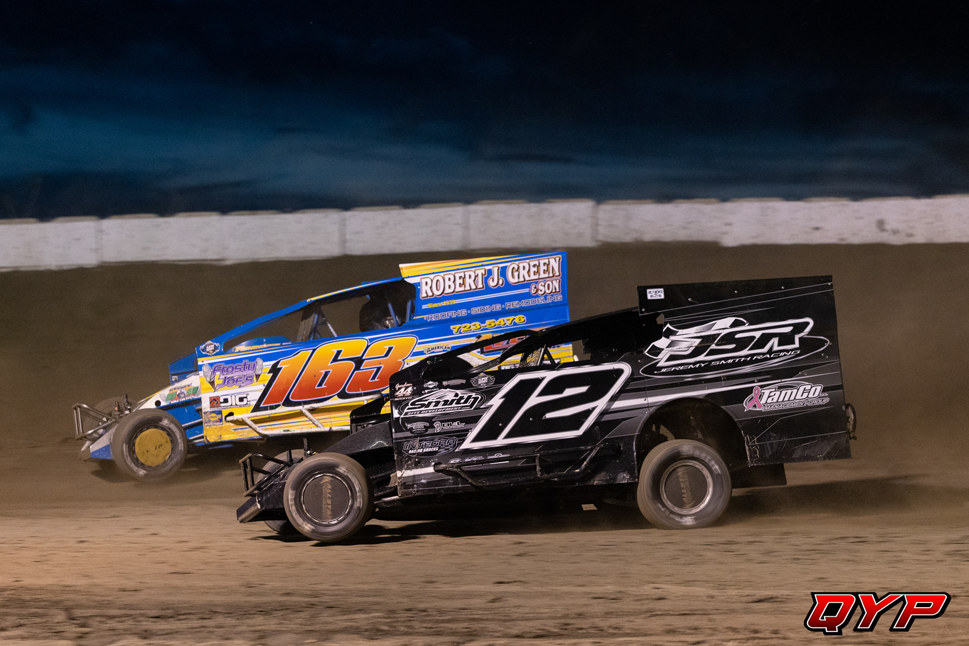 #12 Darren Smith. #163 Bailey Boyd. Thunder Mountain Speedway. 5/14/22
