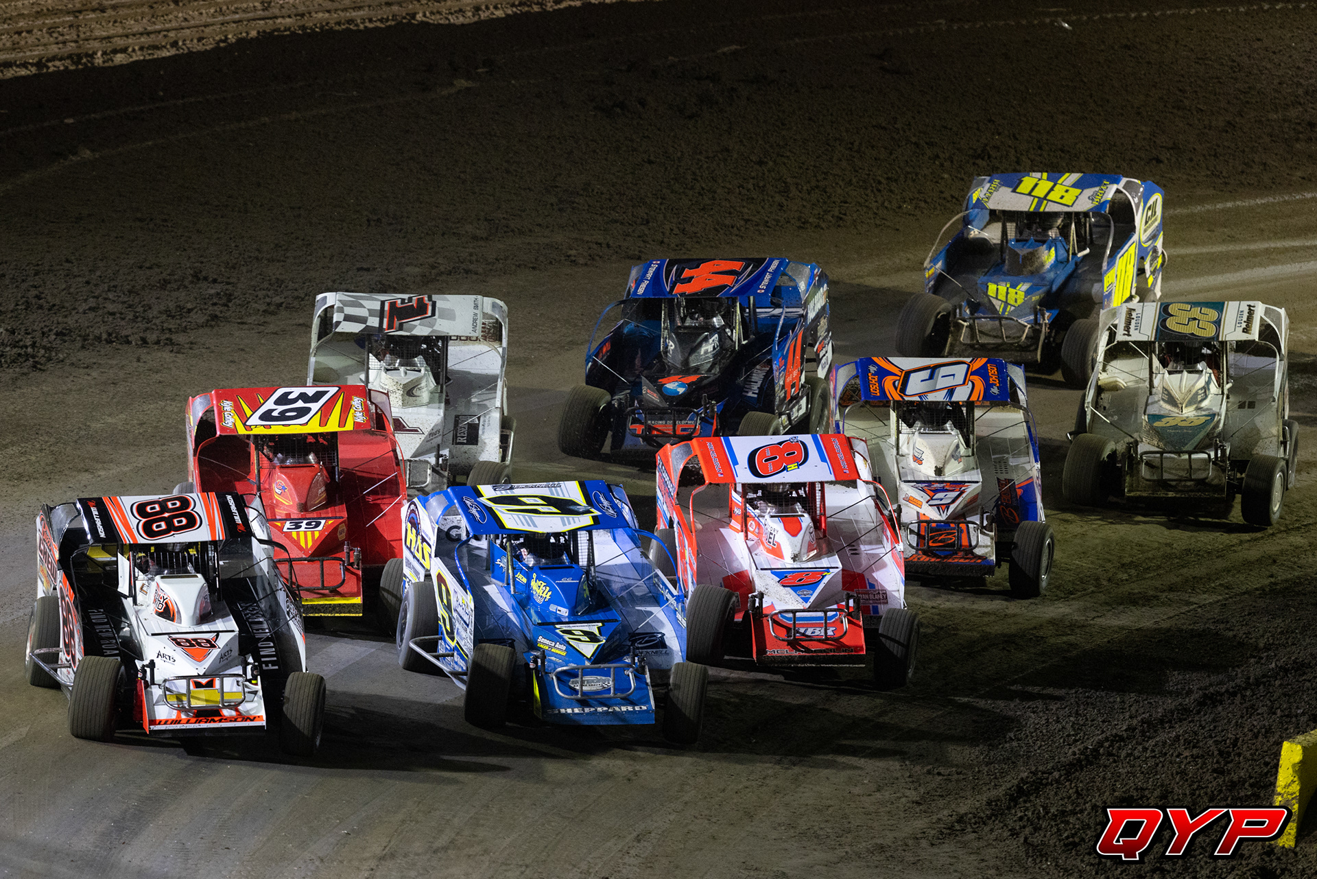 #88 Mat Williamson. #9s Matt Sheppard. Volusia Speedway Park SDS. 2/16/23
