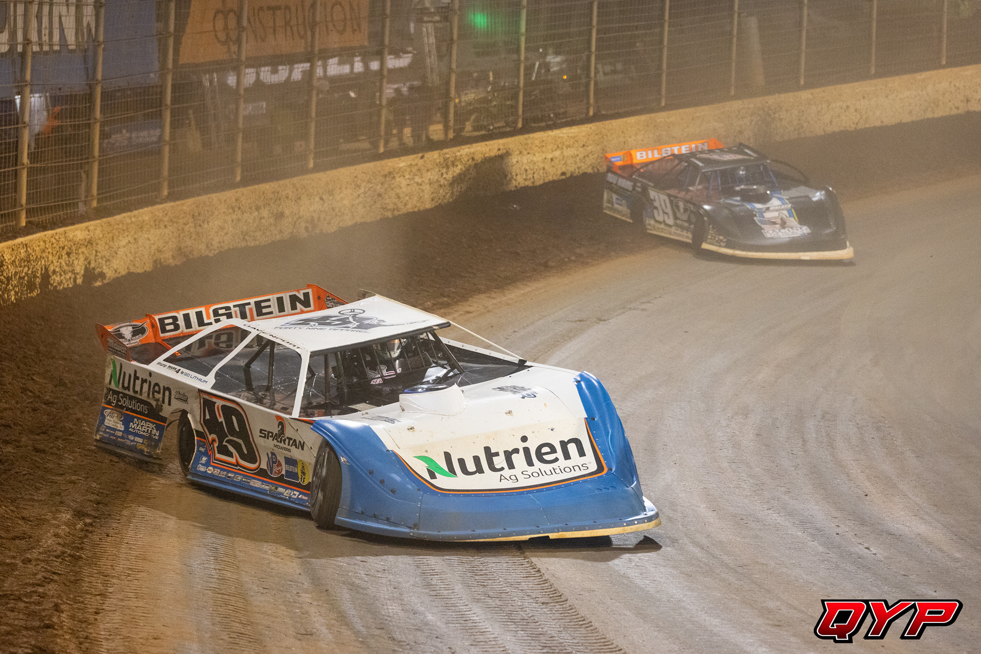 #49 Jonathan Davenport. #39 Tim McCreadie. The Dirt Track at Charlotte WoO. 11/5/22